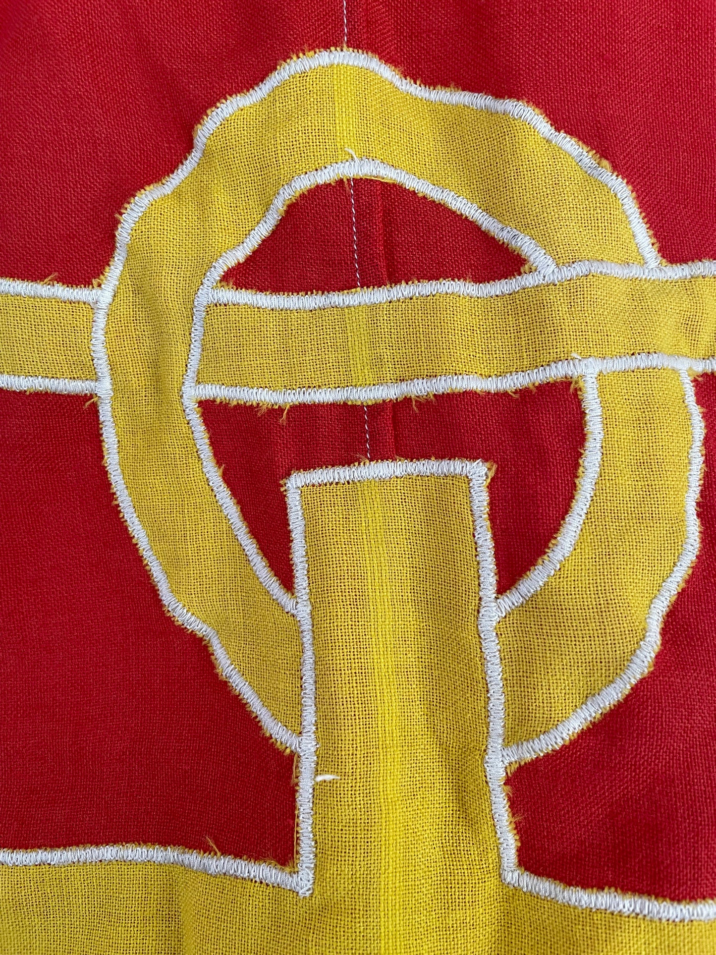 Vintage nautical anchor flag from New Zealand - maritime signal flag - Flag of the Royal NZ Navy Board