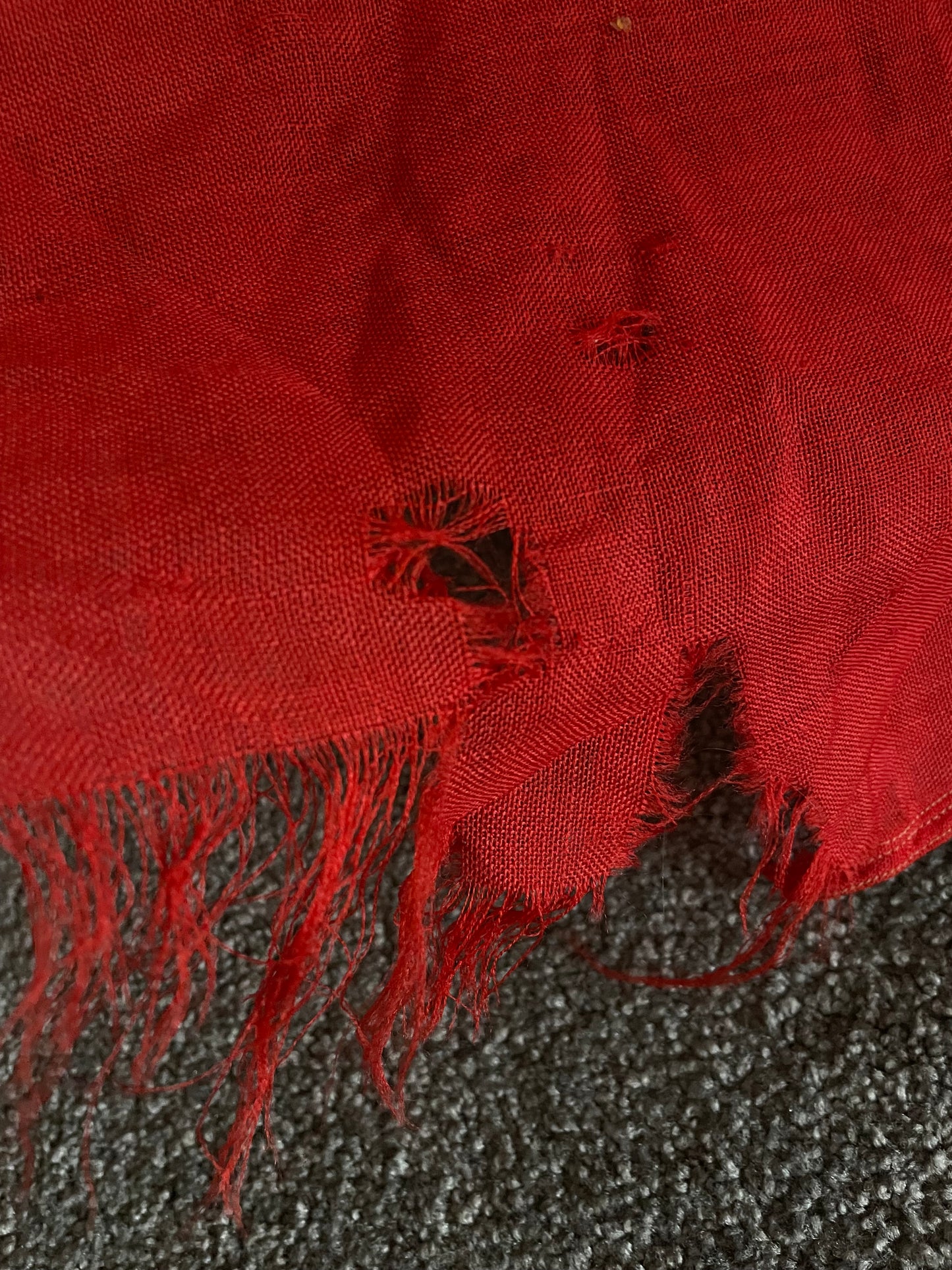 Large Vintage British Ensign Nautical Flag - Red Union Jack wool flag - British Navy
