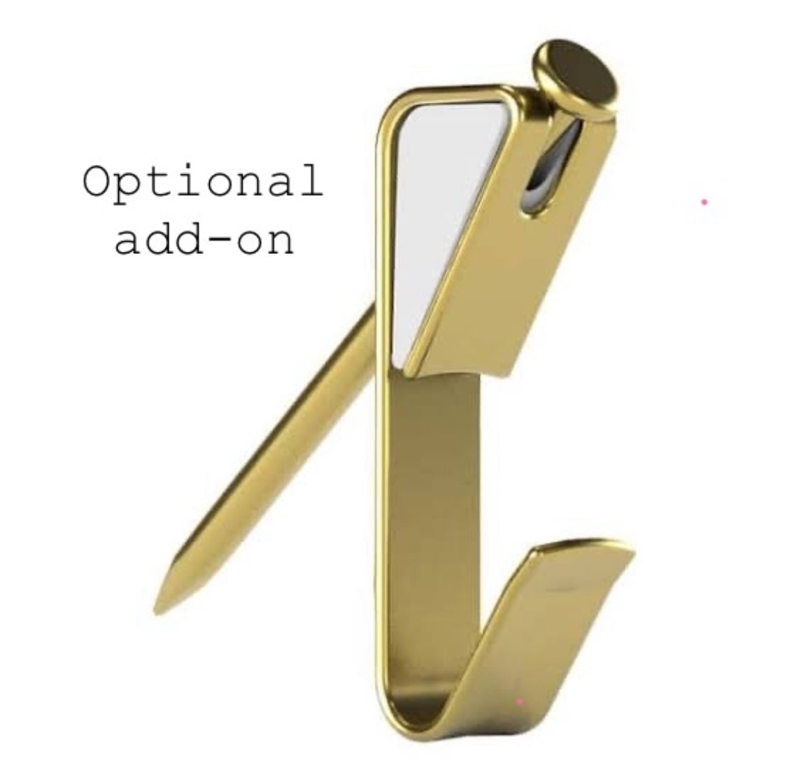 The nail in the coffin - trapezoid shaped vintage mirror