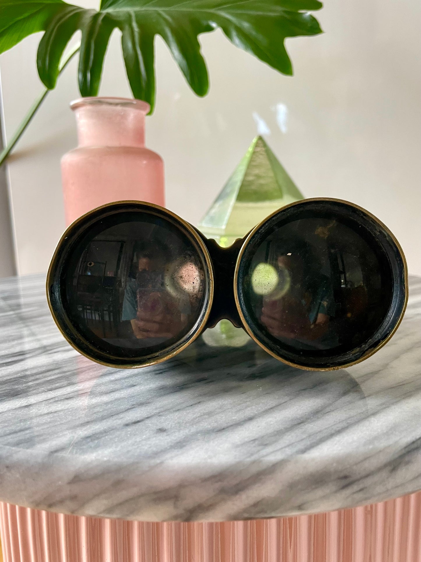 Antique Brass Field Binoculars