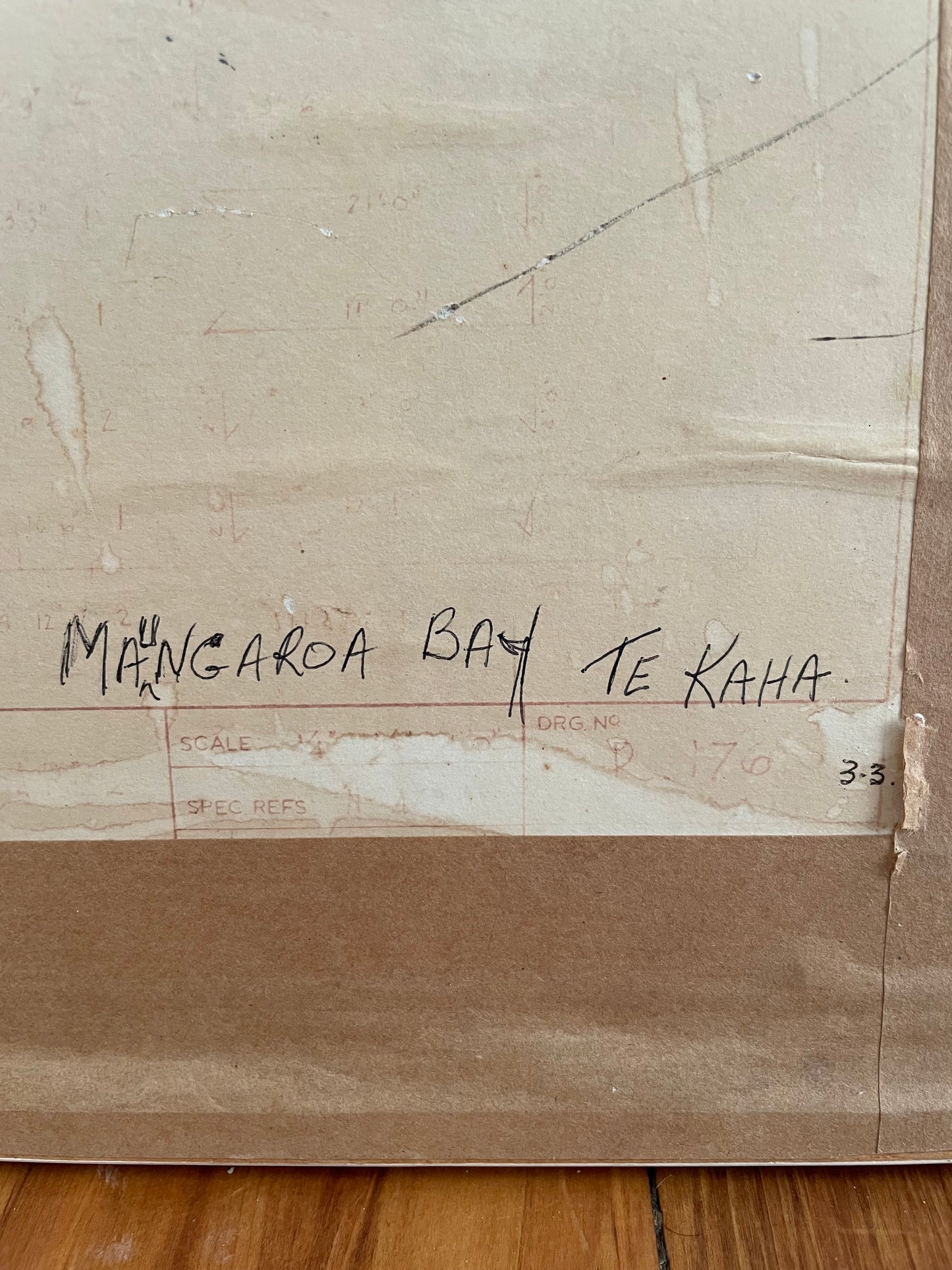 Te Kaha Maungaroa Bay painting / original signed New Zealand ocean view artwork