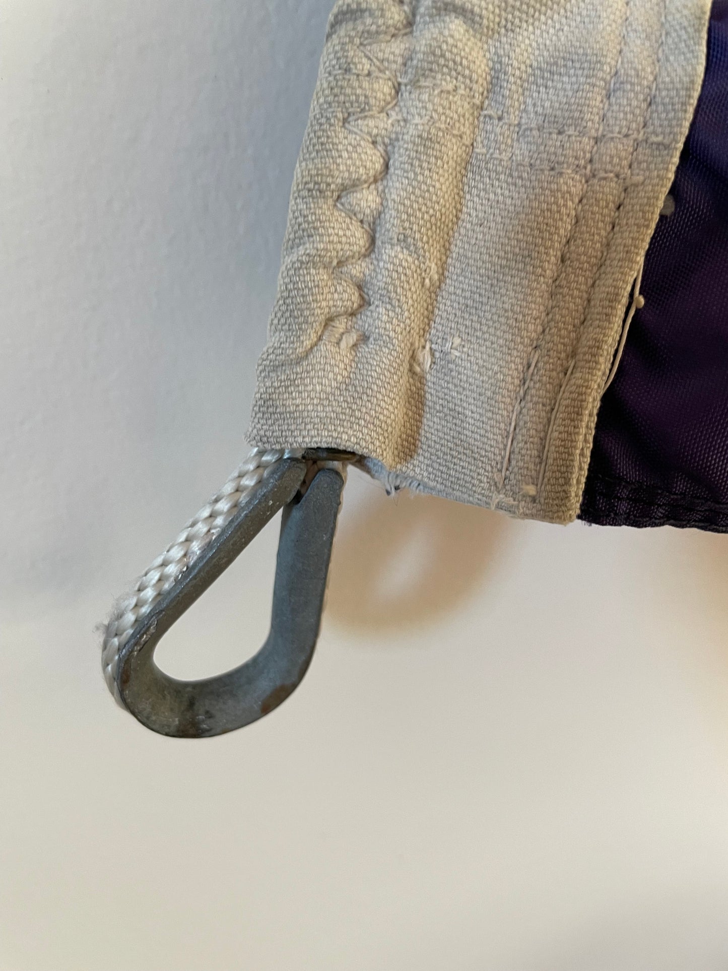 Vintage 1980s New Zealand flag - Nylon faded purple flag of Aotearoa NZ