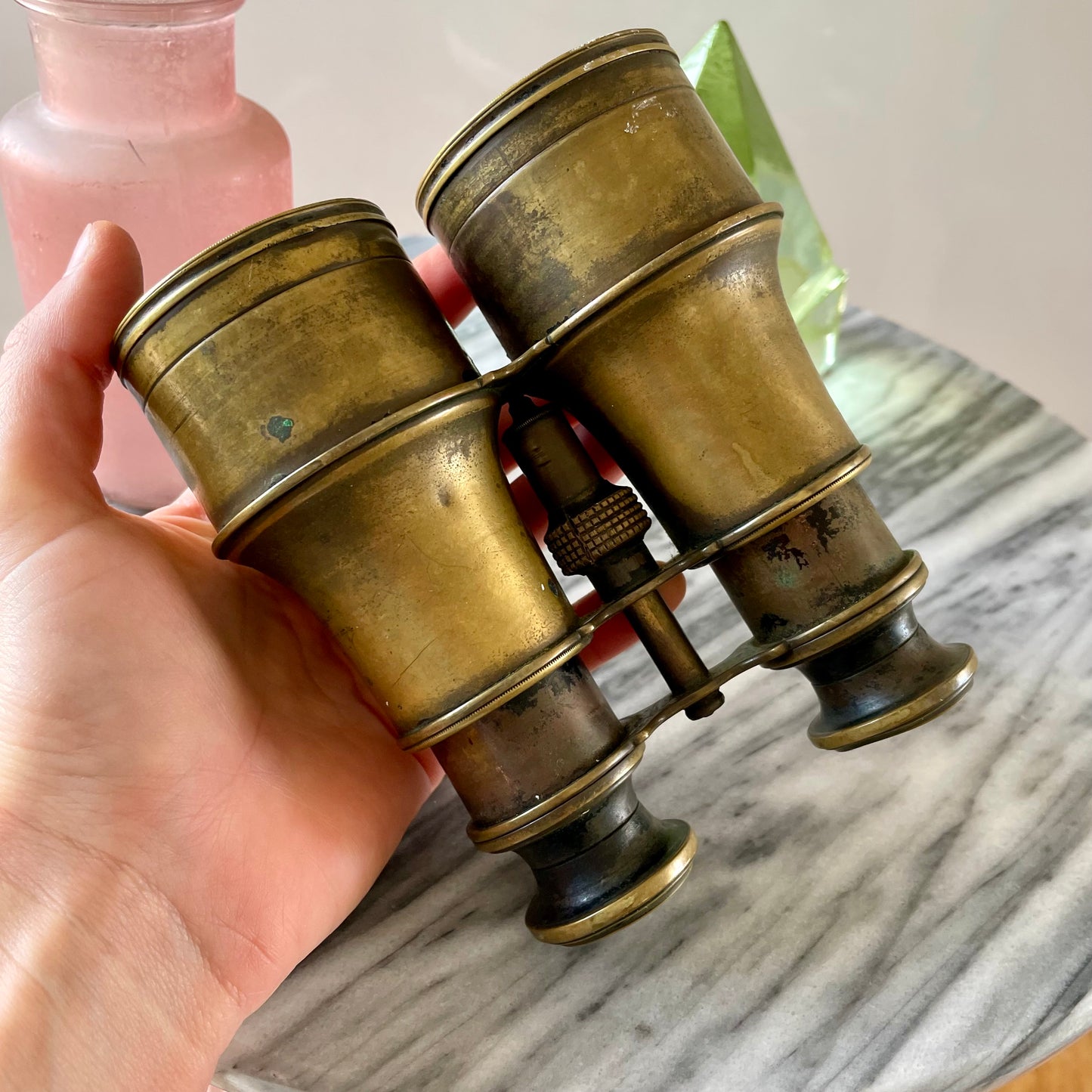 Antique Brass Field Binoculars