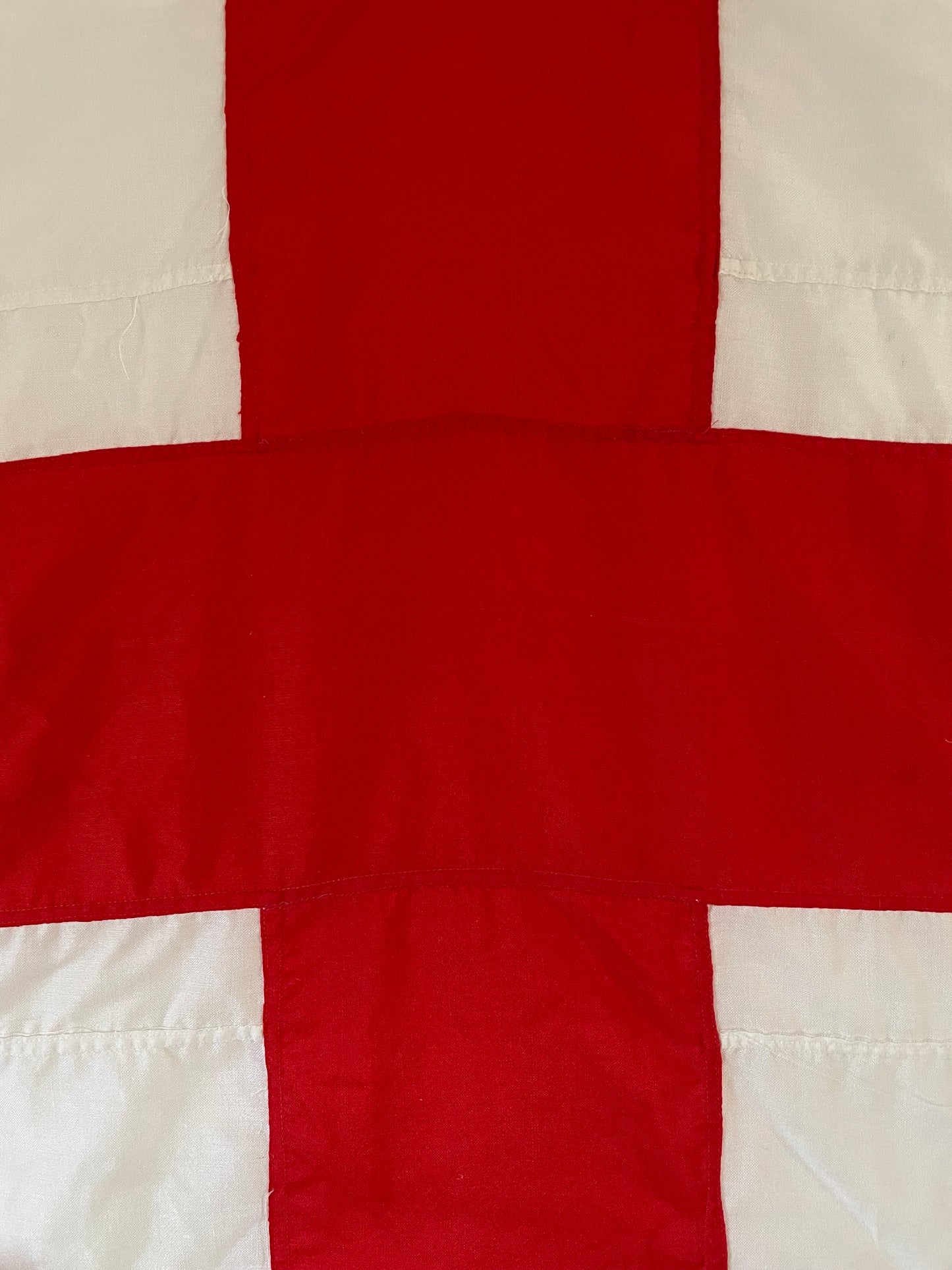 Vintage flag of England - old Saint Georg’s Cross flag - Guernsey flag