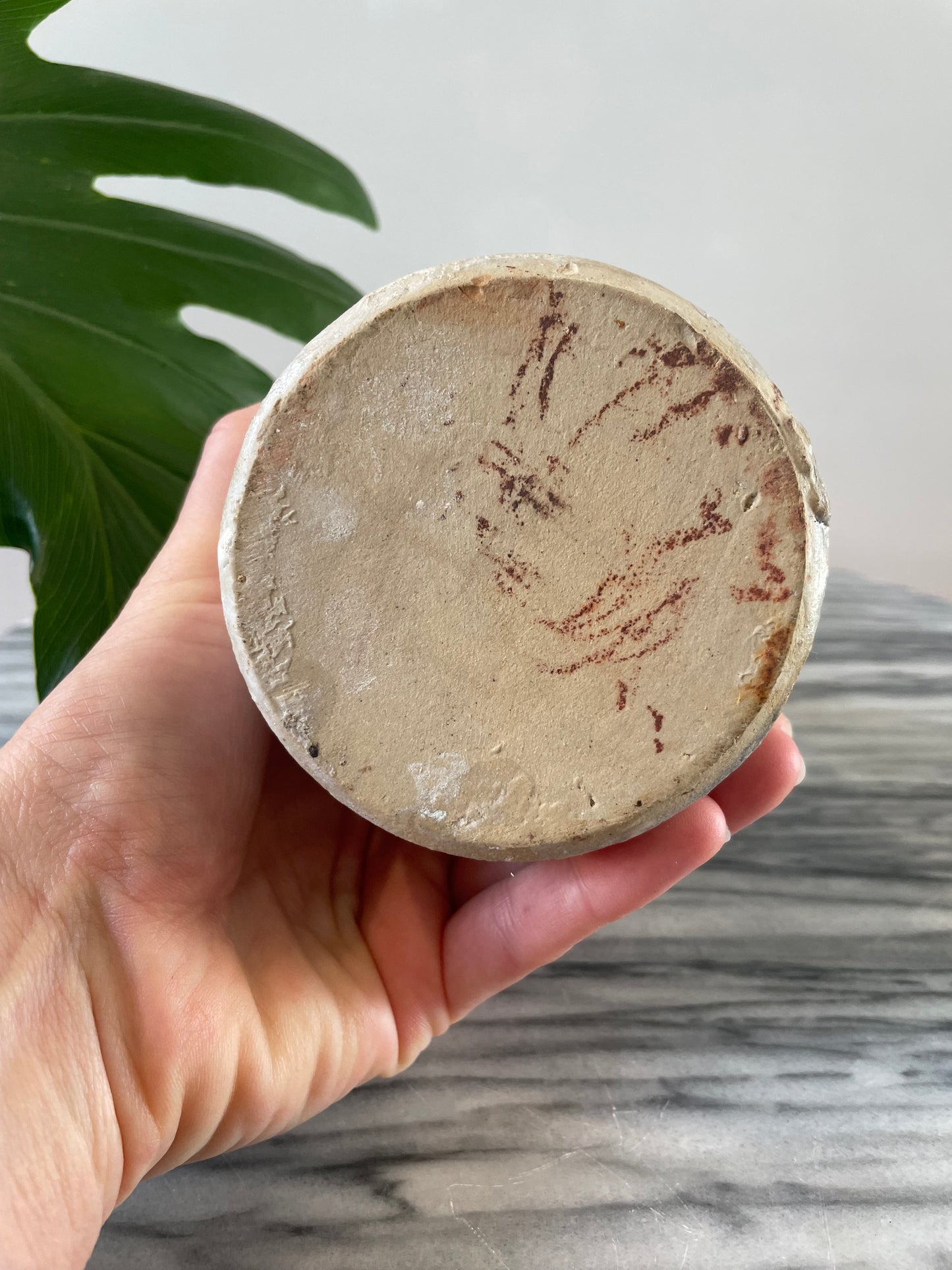 Dunedin, New Zealand Antique glazed Stoneware ink bottle