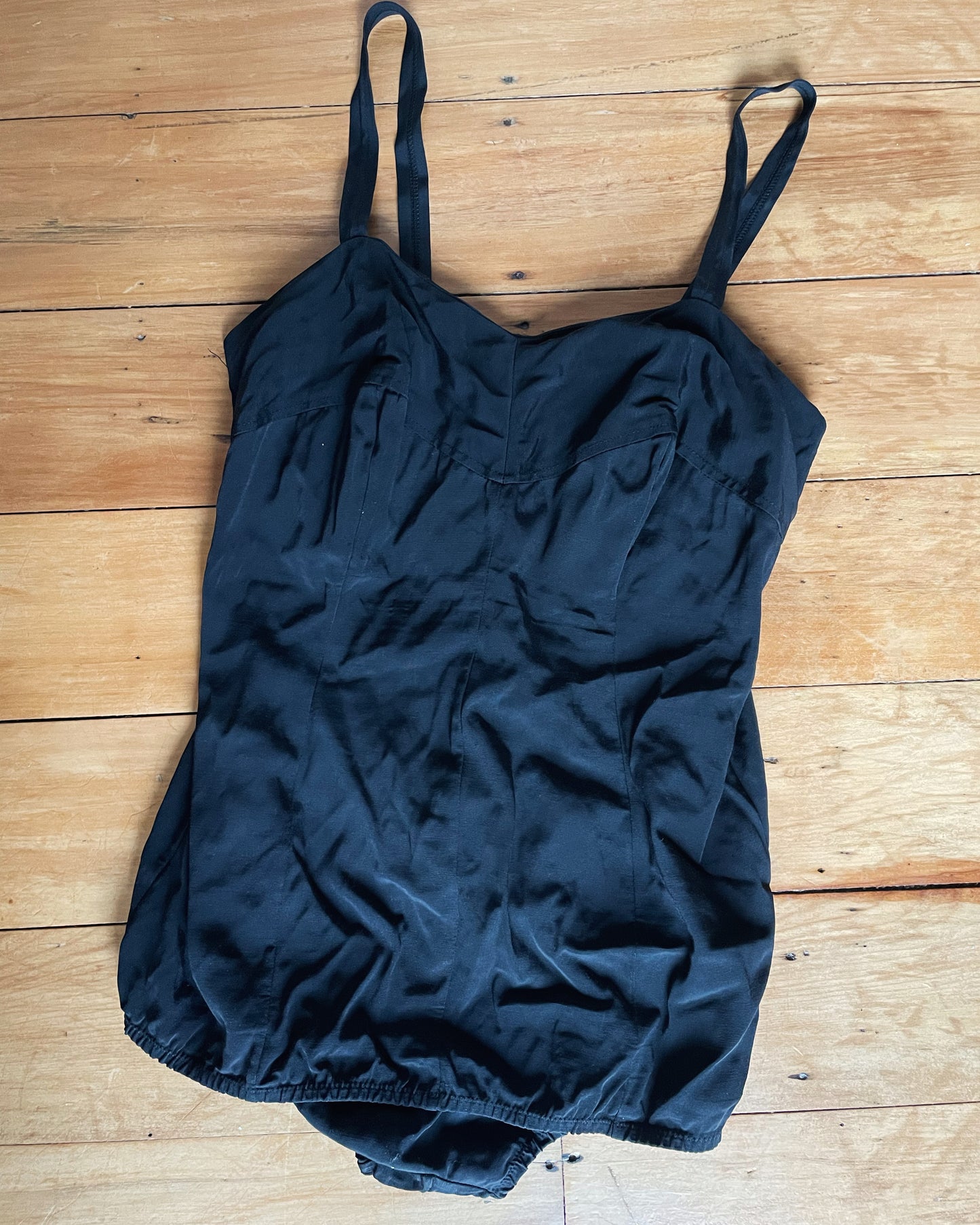 Vintage maternity swimsuit / plus size retro Jantzen onepiece swimwear