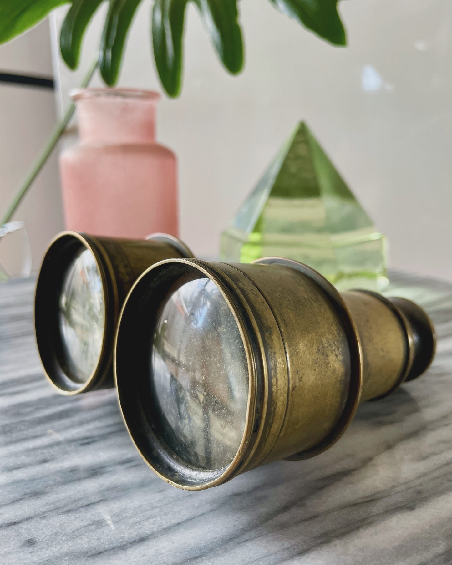 Antique Brass Field Binoculars