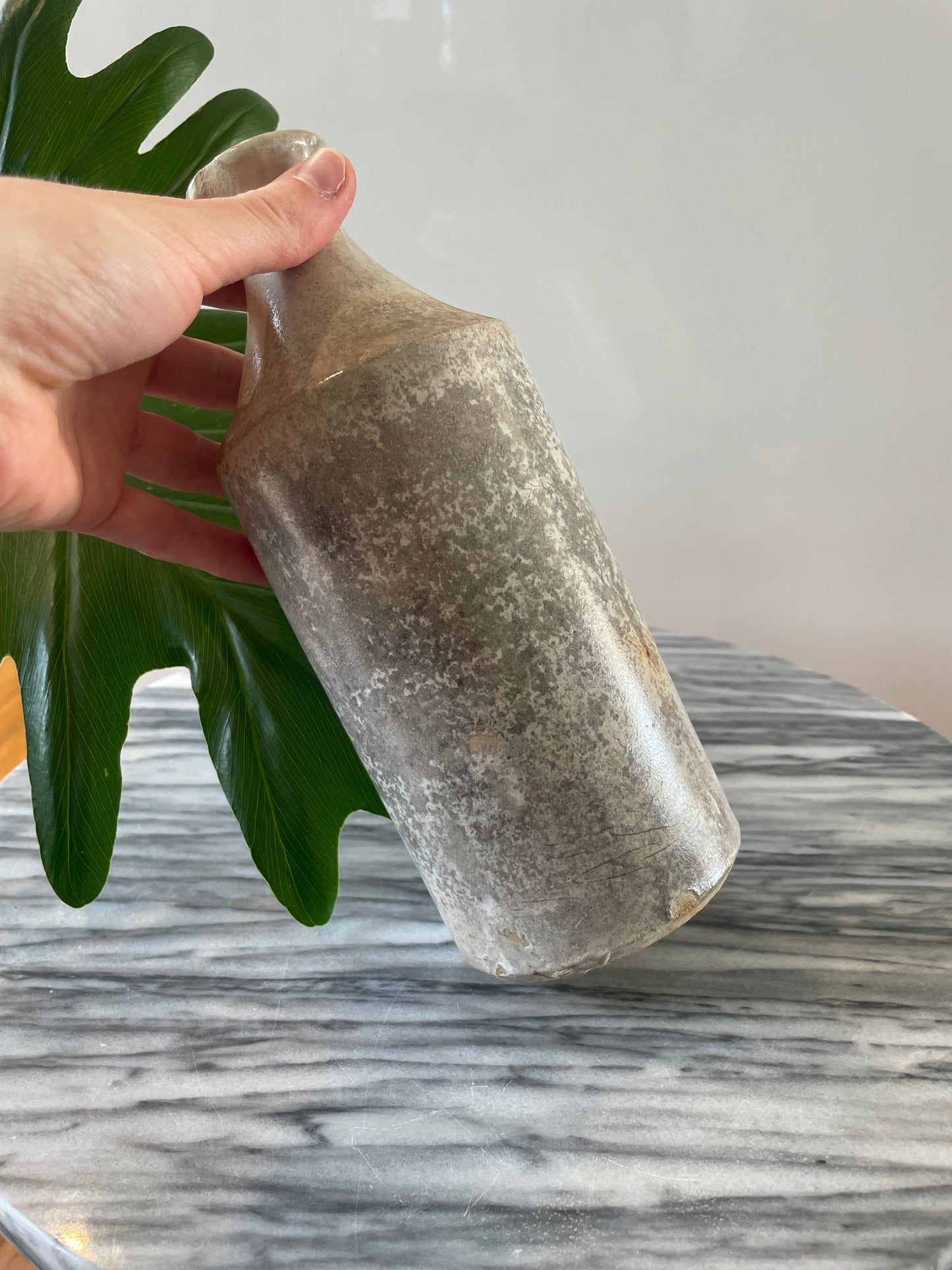 Dunedin, New Zealand Antique glazed Stoneware ink bottle