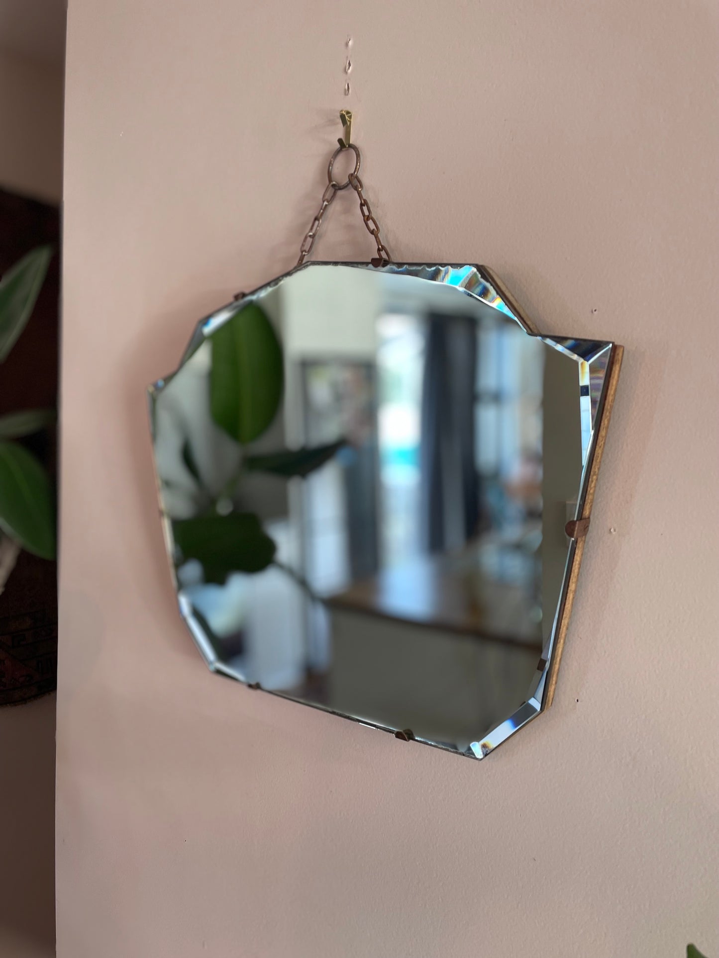 The Barcelona Mirror - Petite Art deco mirror with angular, geometric design