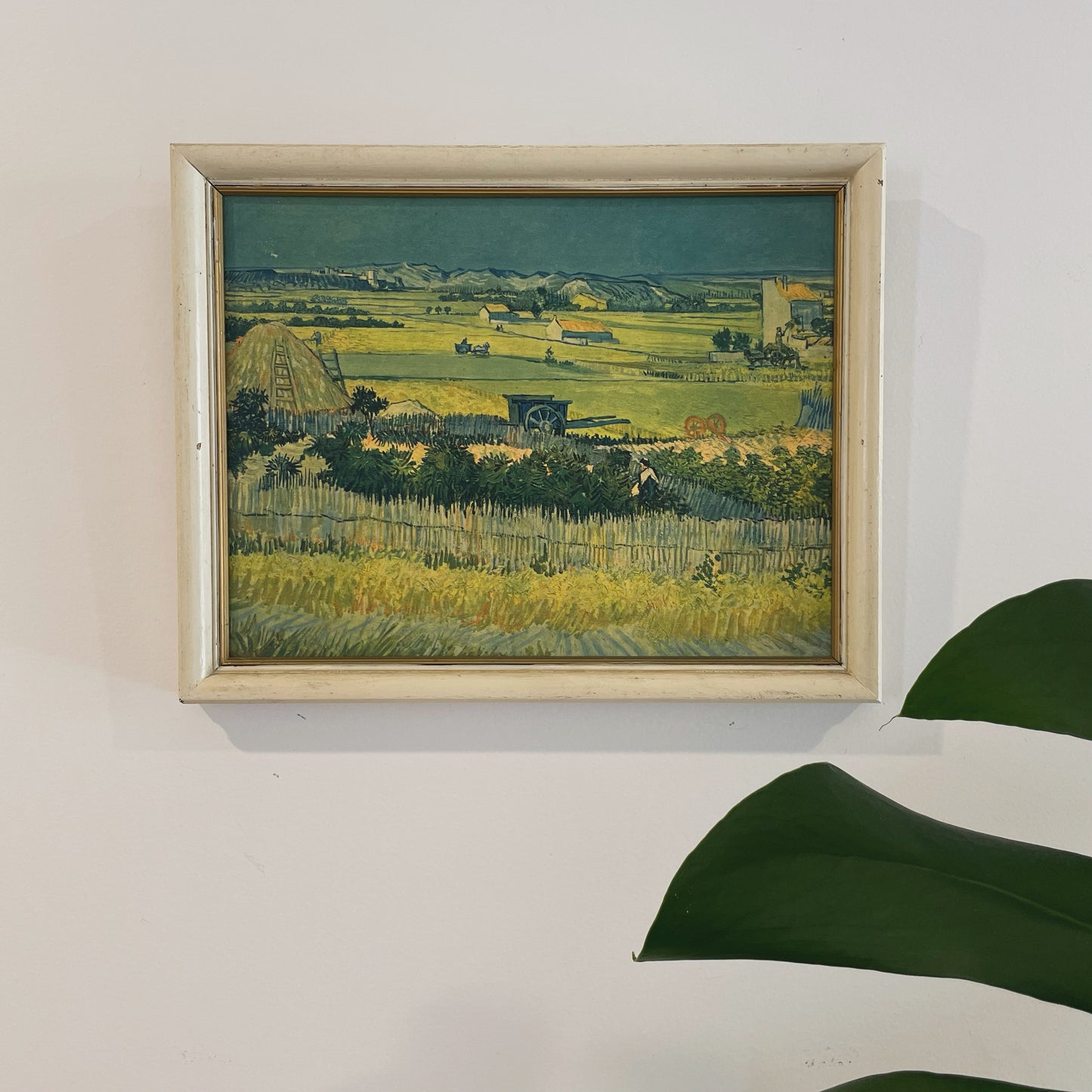 Vintage print from Arles France of The Harvest by Vincent Van Gogh