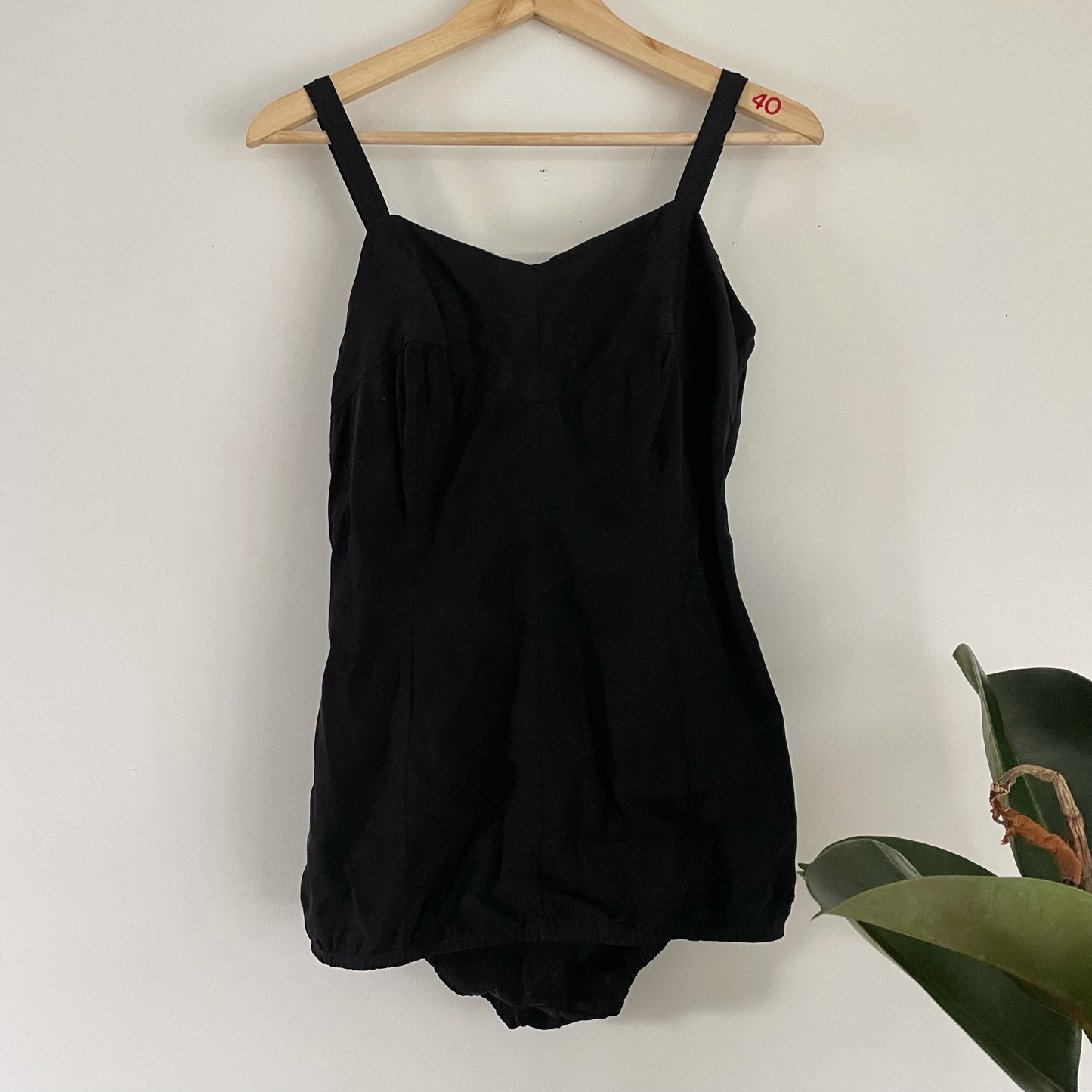 Vintage maternity swimsuit / plus size retro Jantzen onepiece swimwear