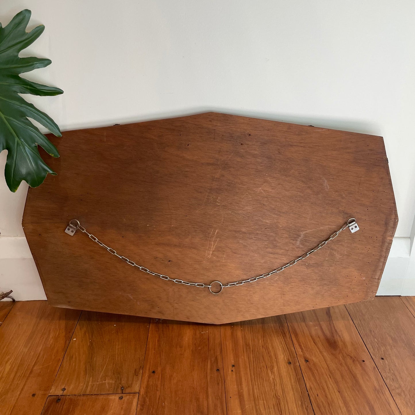 Large 27” wide Antique Art Deco mirror