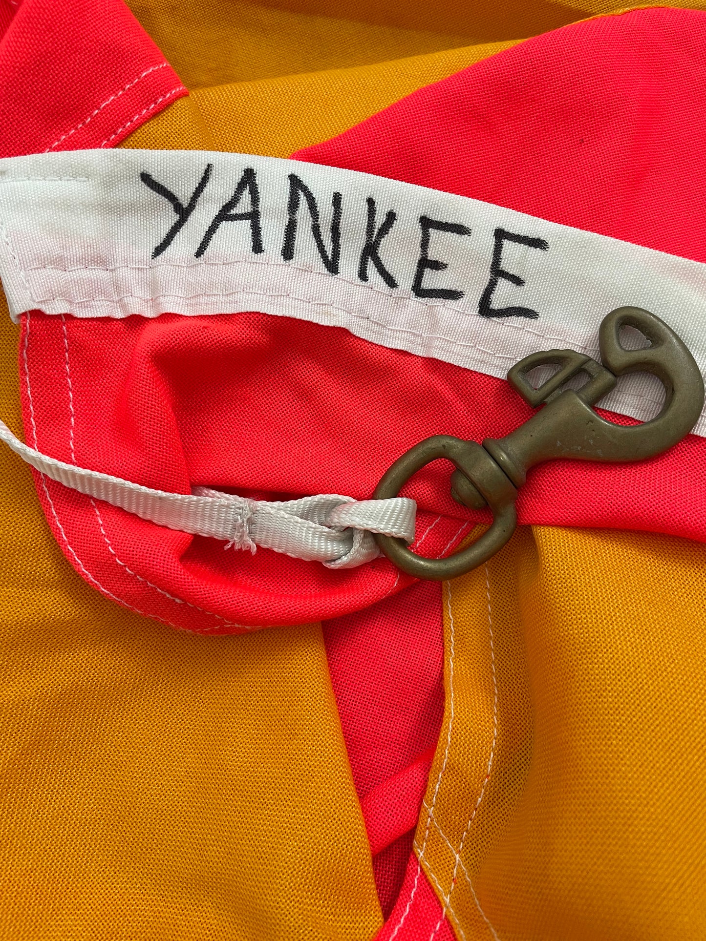 Vintage Y / Yankee signal flag from Australia - nautical ship flag
