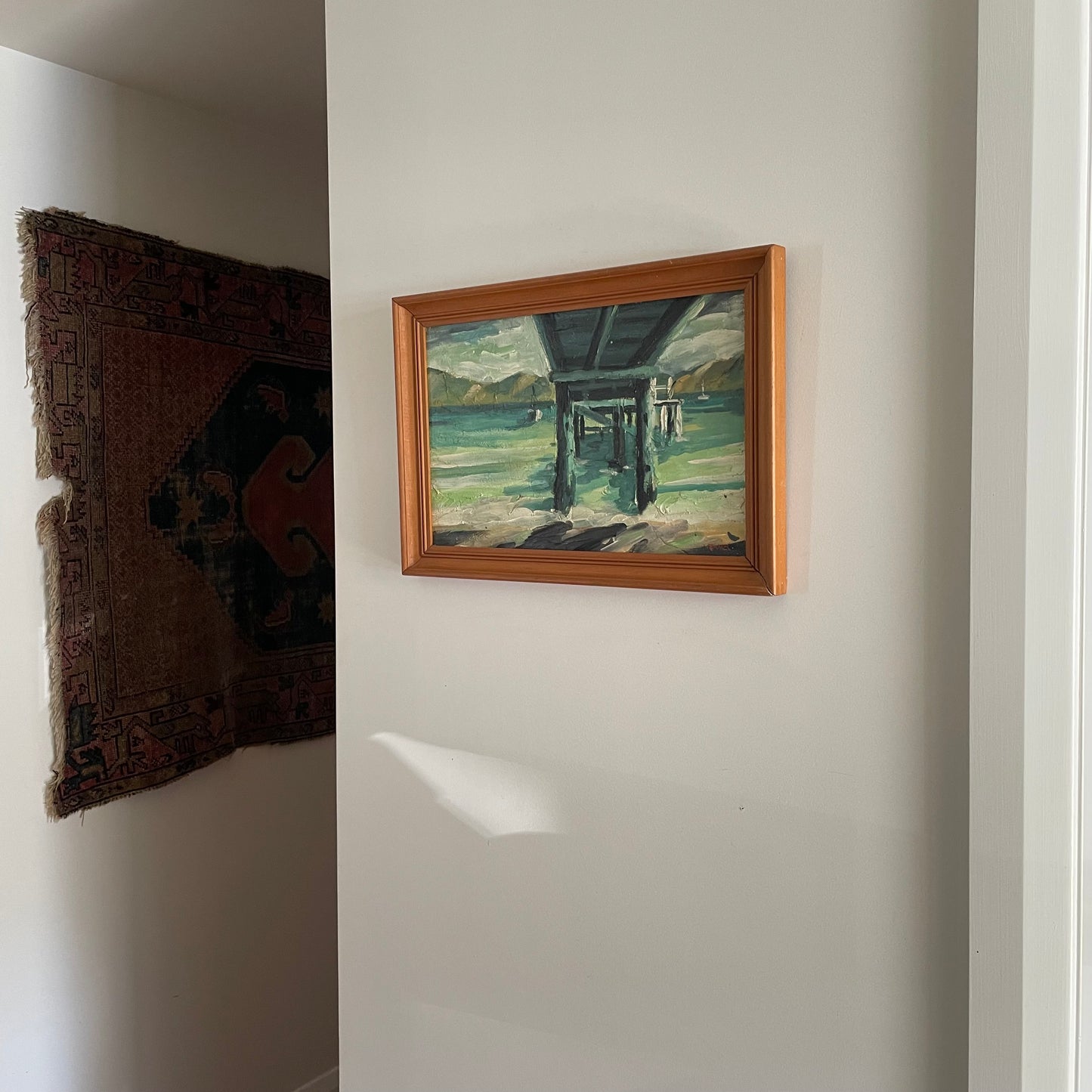 Sail Away - Original oil painting of Port Nelson - signed New Zealand ocean view artwork