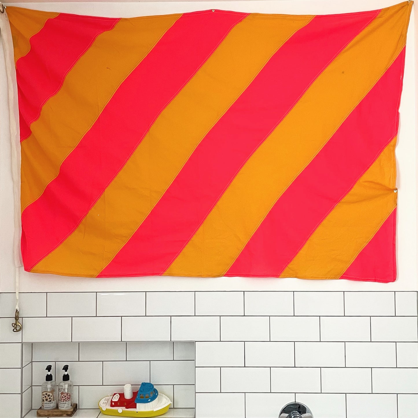 Vintage Y / Yankee signal flag from Australia - nautical ship flag