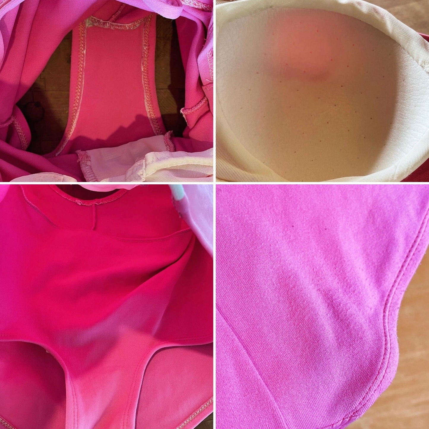 1960s vintage bubblegum pink swimsuit - retro pinup one piece