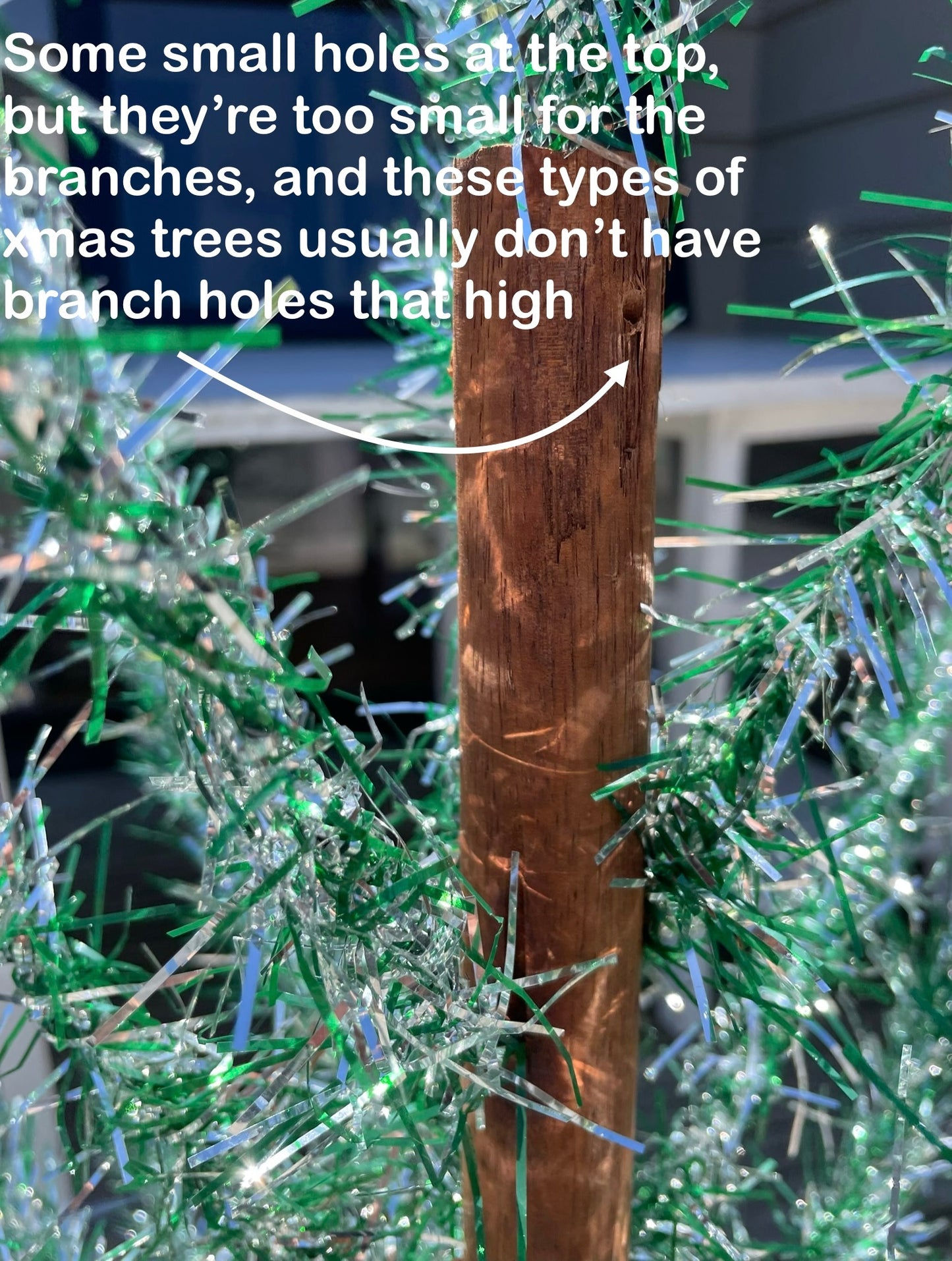 Good Vibes Tree - Authentic atomic aluminum Christmas tree / vintage tinsel tree