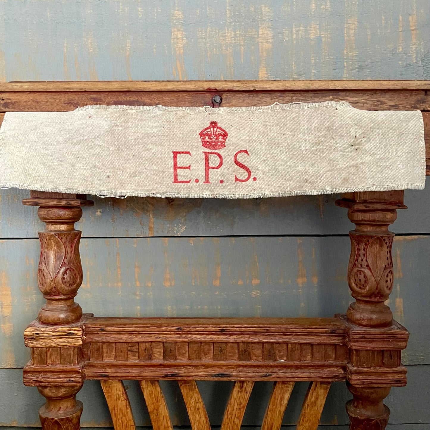 WWII armband - E.P.S. New Zealand Emergency Precautions Scheme cotton arm band