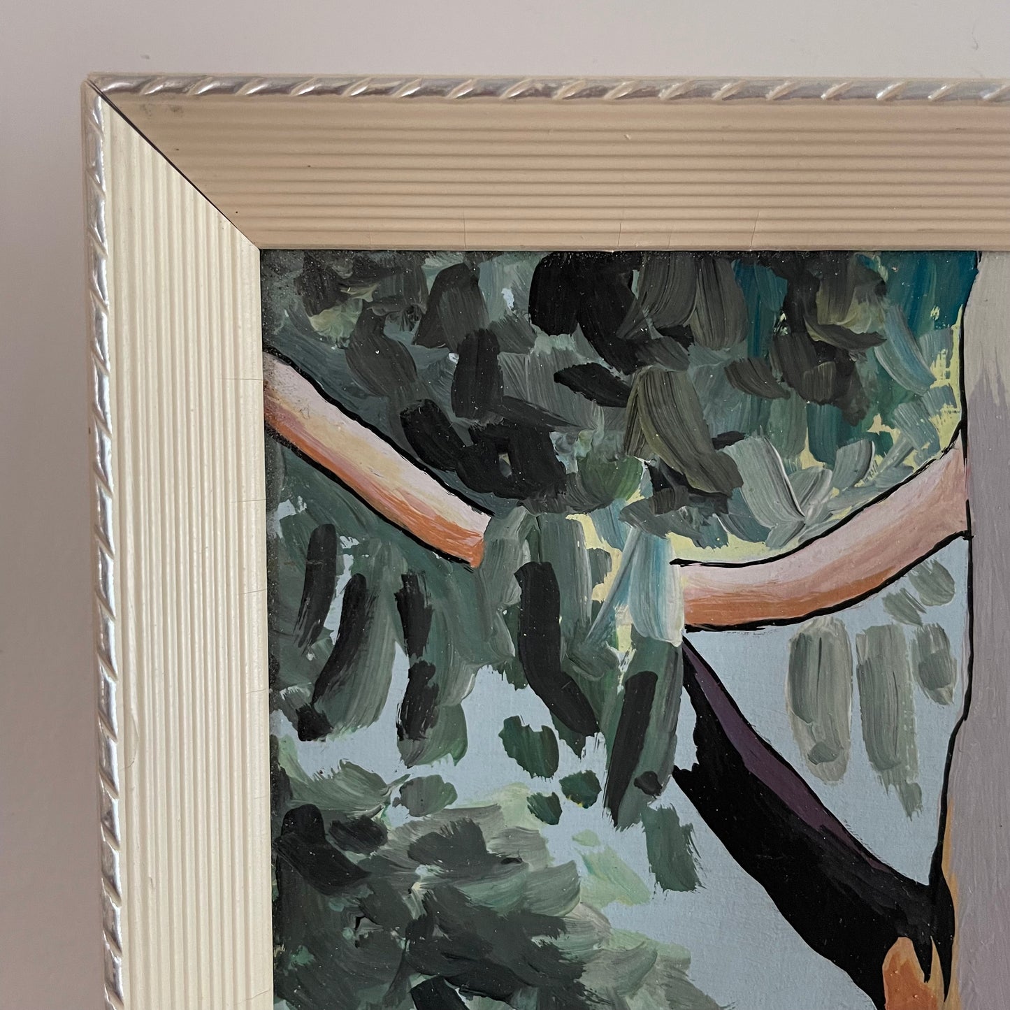 1974 Study of painting by Australia aboriginal artist Albert Namatjira