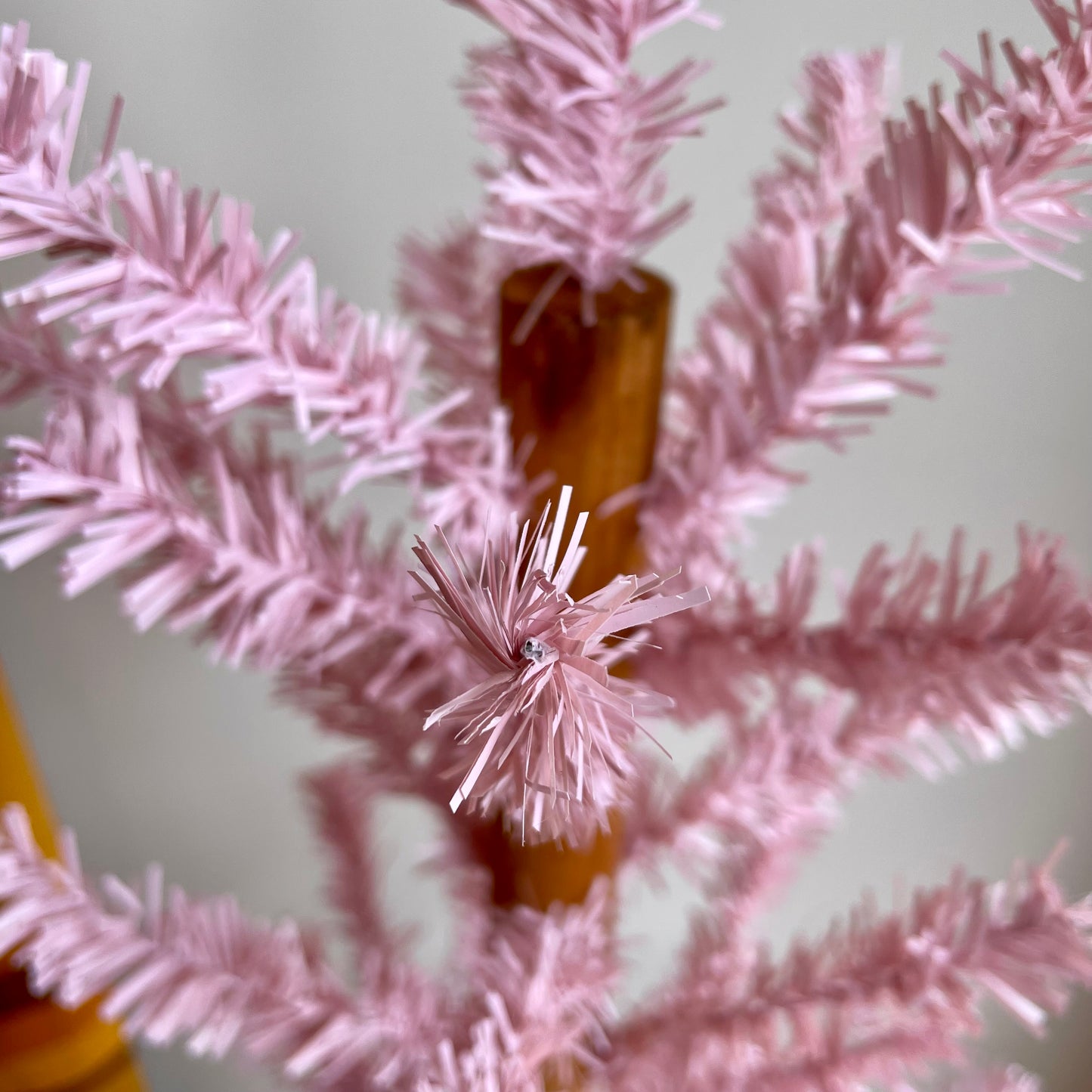 Pink Christmas tree - vintage 1980’s MCM-look Xmas tree