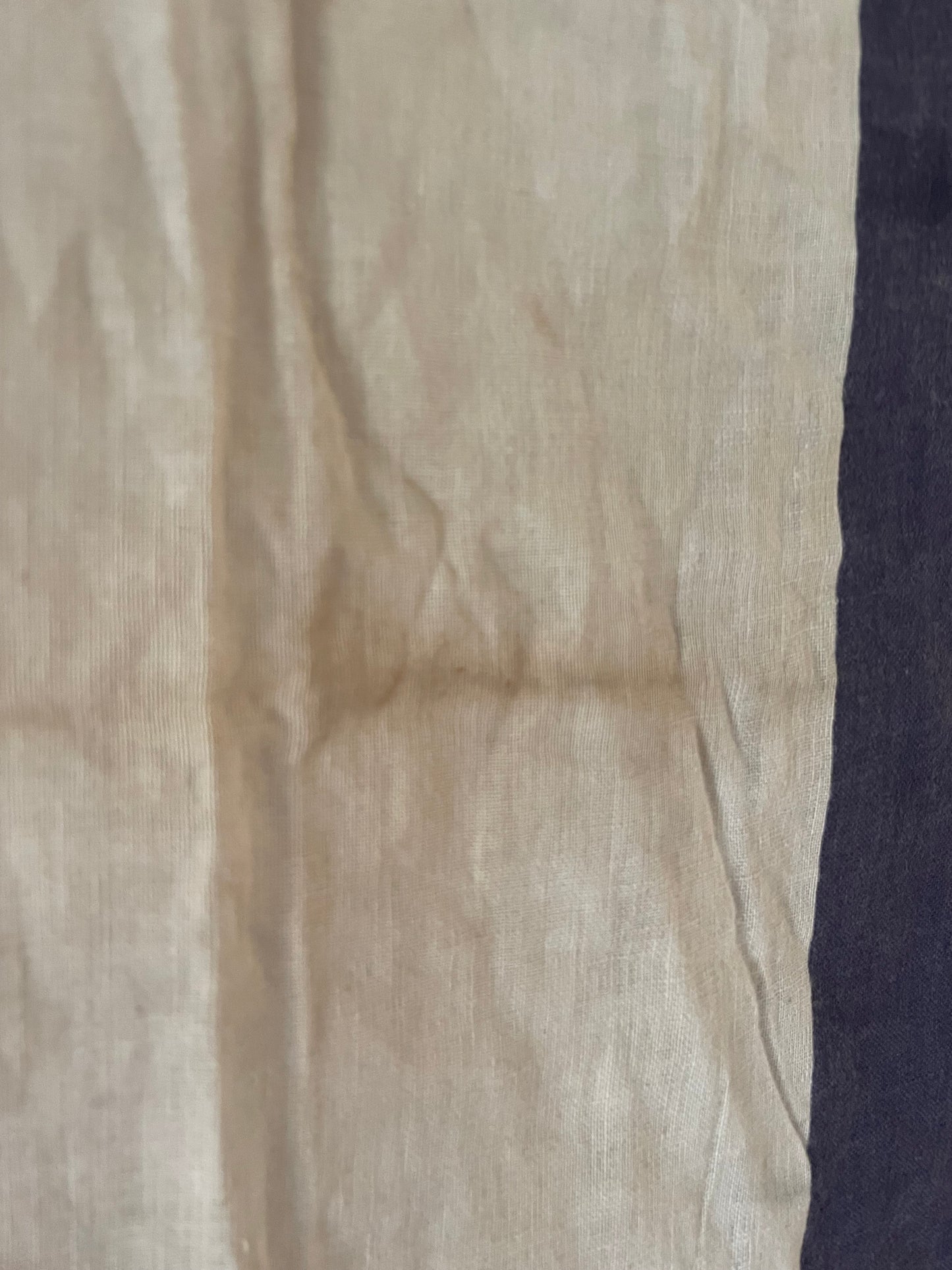 Vintage South African flag - antique printed cotton flag