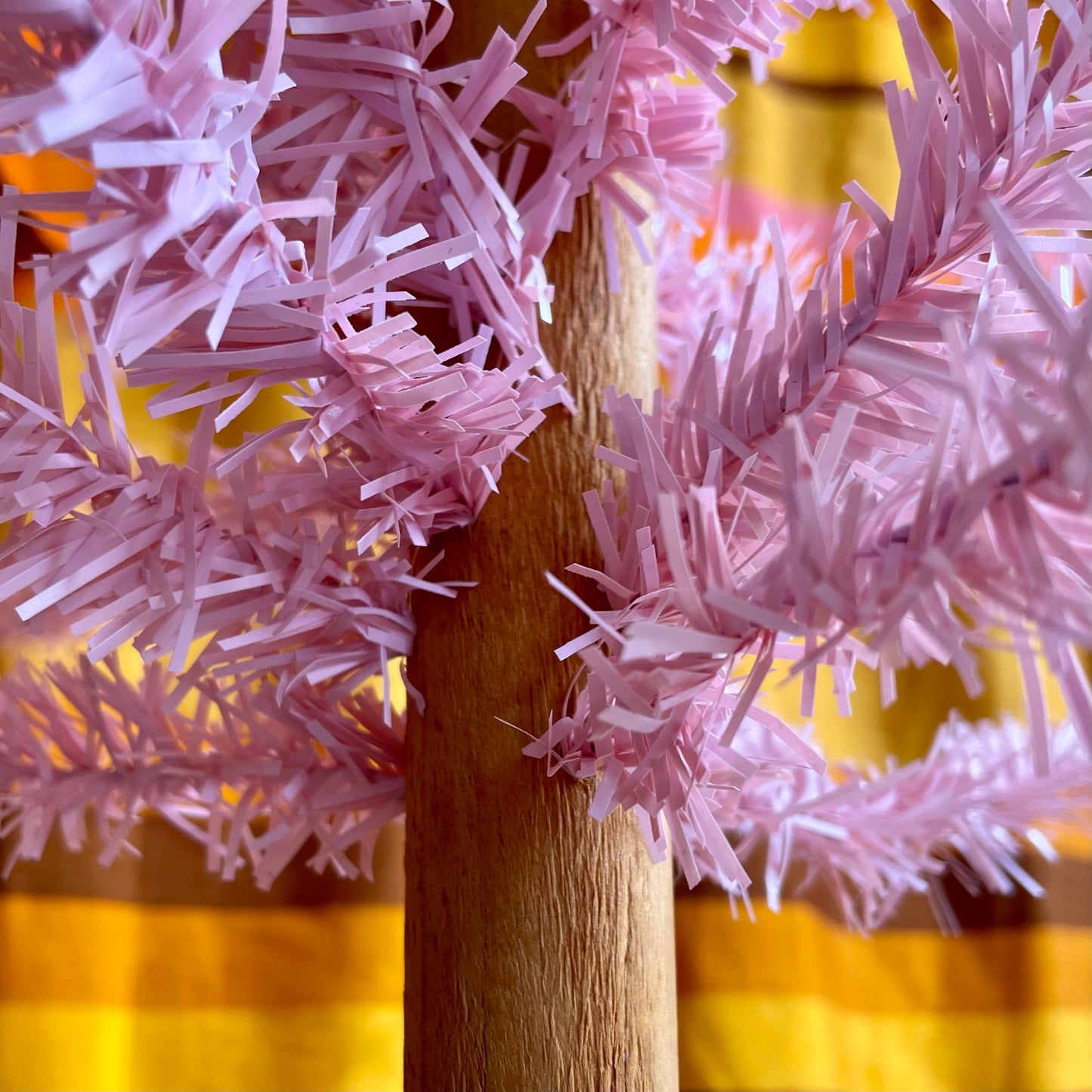 Pink Christmas tree - vintage 1980’s MCM-look Xmas tree