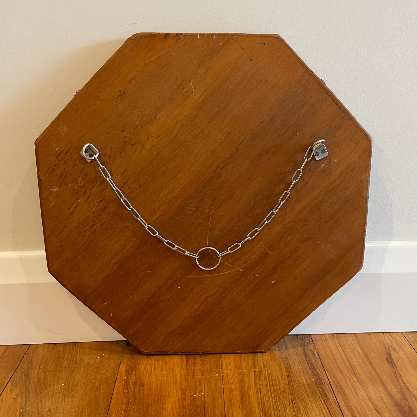 Vintage octagonal mirror