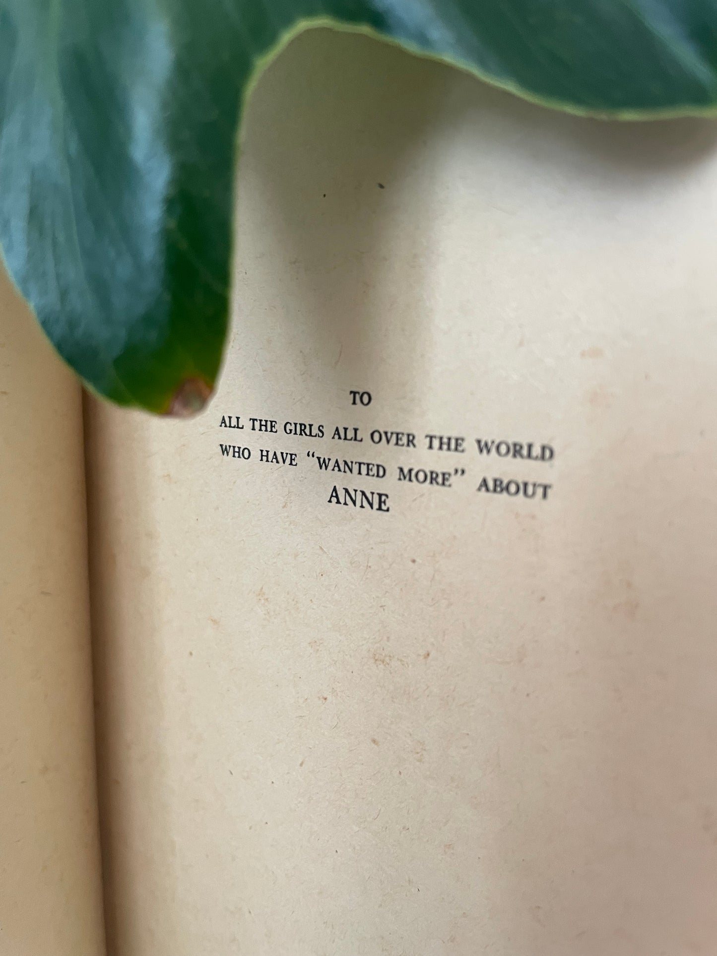 1949 vintage Anne of the Island book from New Zealand / London