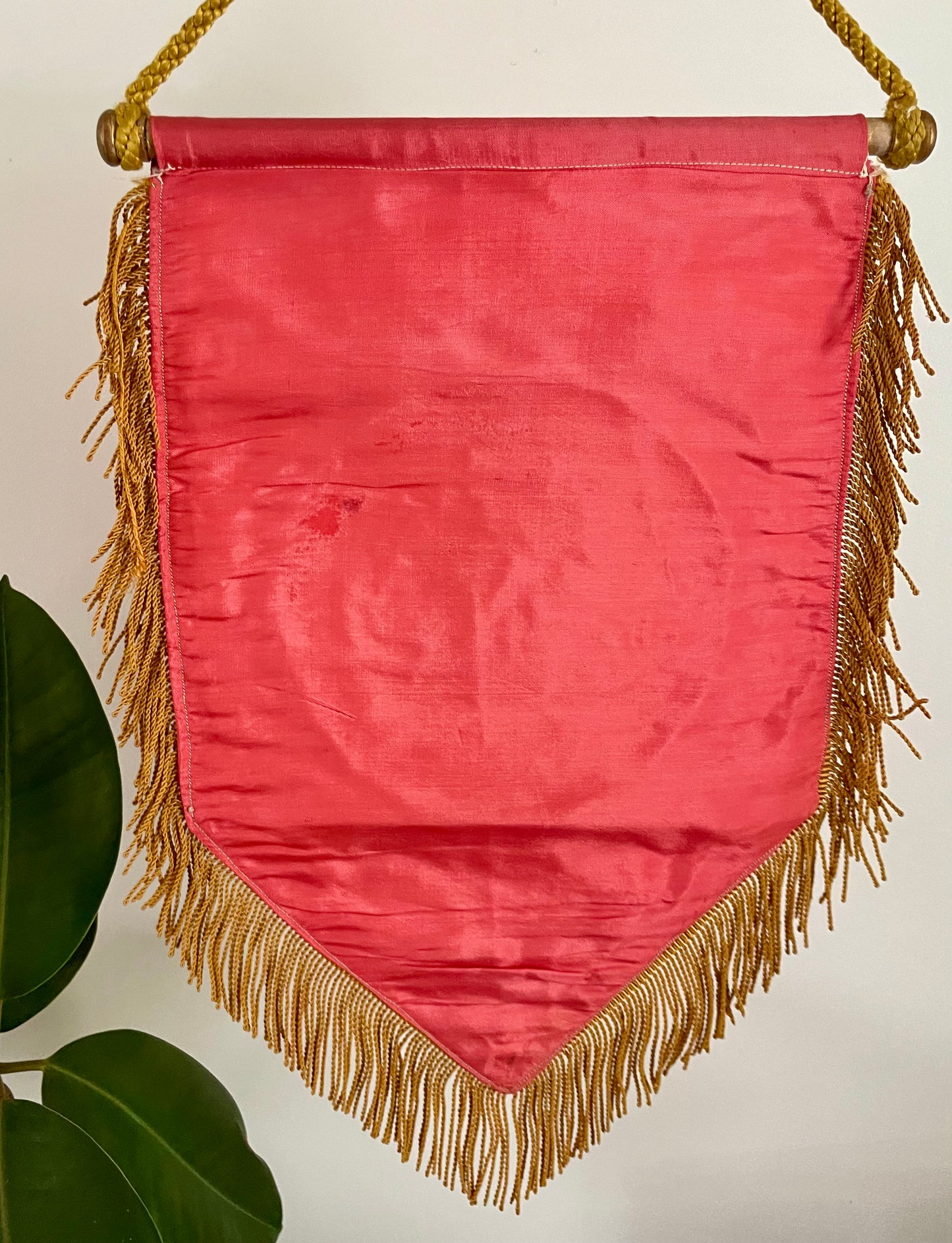 Antique Masonic banners of the 12 Tribes of Israel - Royal Arch Free Mason / Oddfellows / IOOF silk hand painted hanging