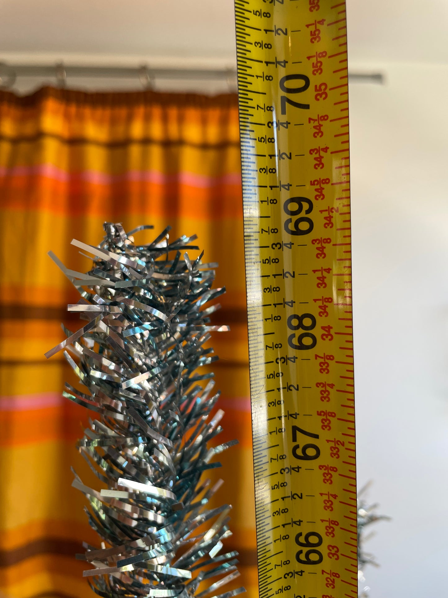 Cinderella Tree - vintage blue and silver aluminum Christmas tree / midcentury modern Xmas tree