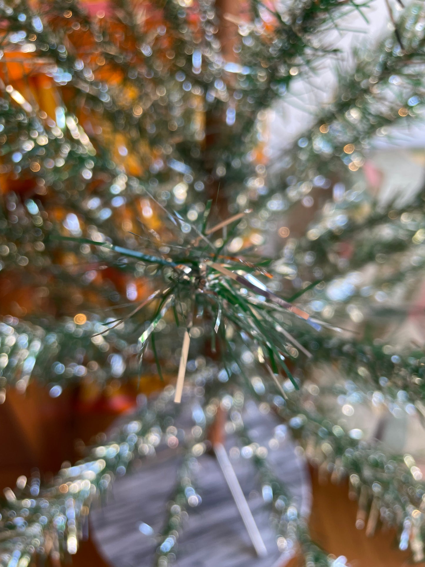 Good Vibes Tree - Authentic atomic aluminum Christmas tree / vintage tinsel tree