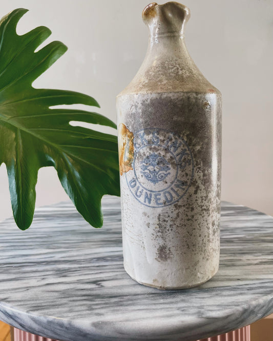 Dunedin, New Zealand Antique glazed Stoneware ink bottle