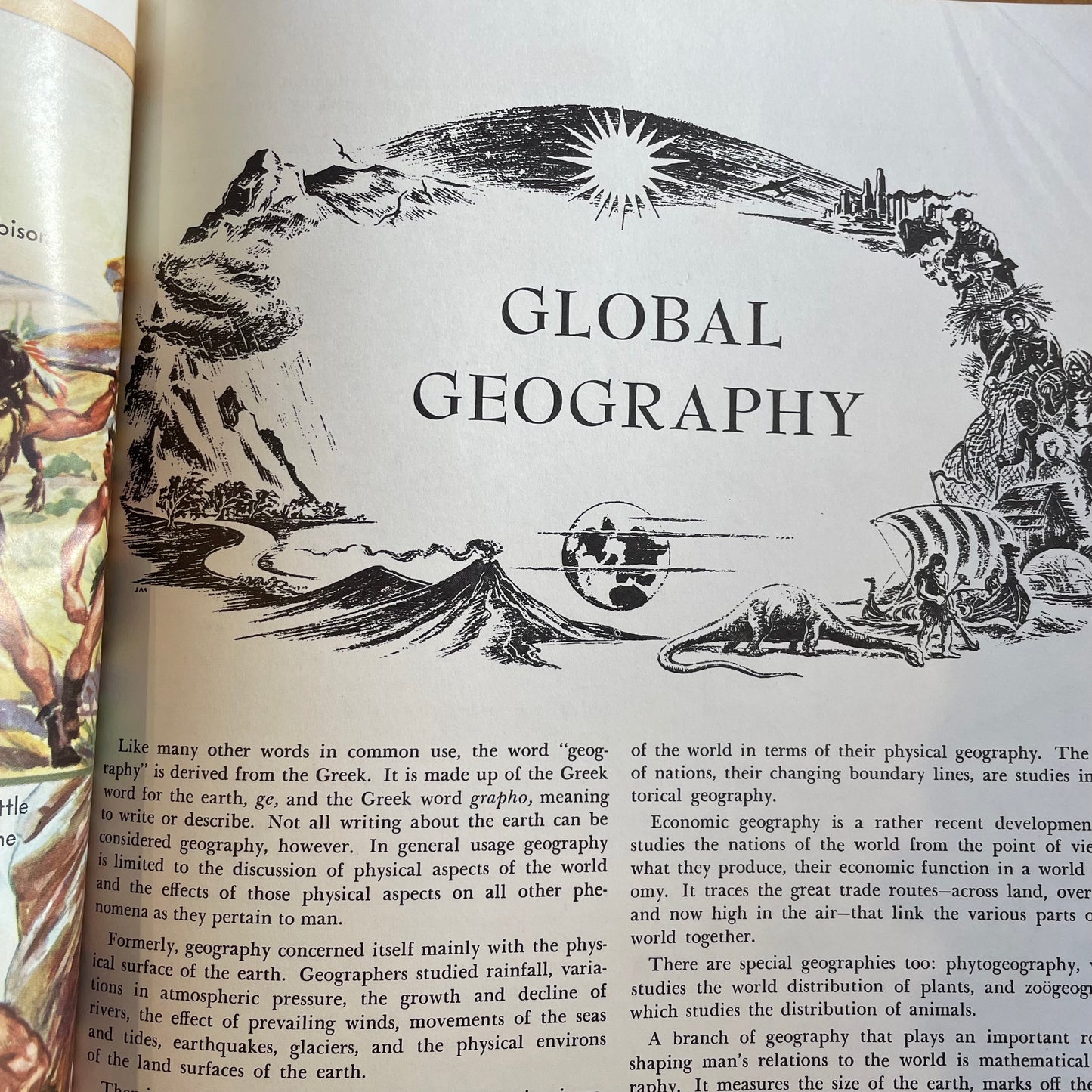 Large, colorful 1962 World Atlas / coffee table book