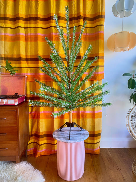 Mojito Tree - Authentic vintage midcentury modern Christmas tree / vintage tinsel tree