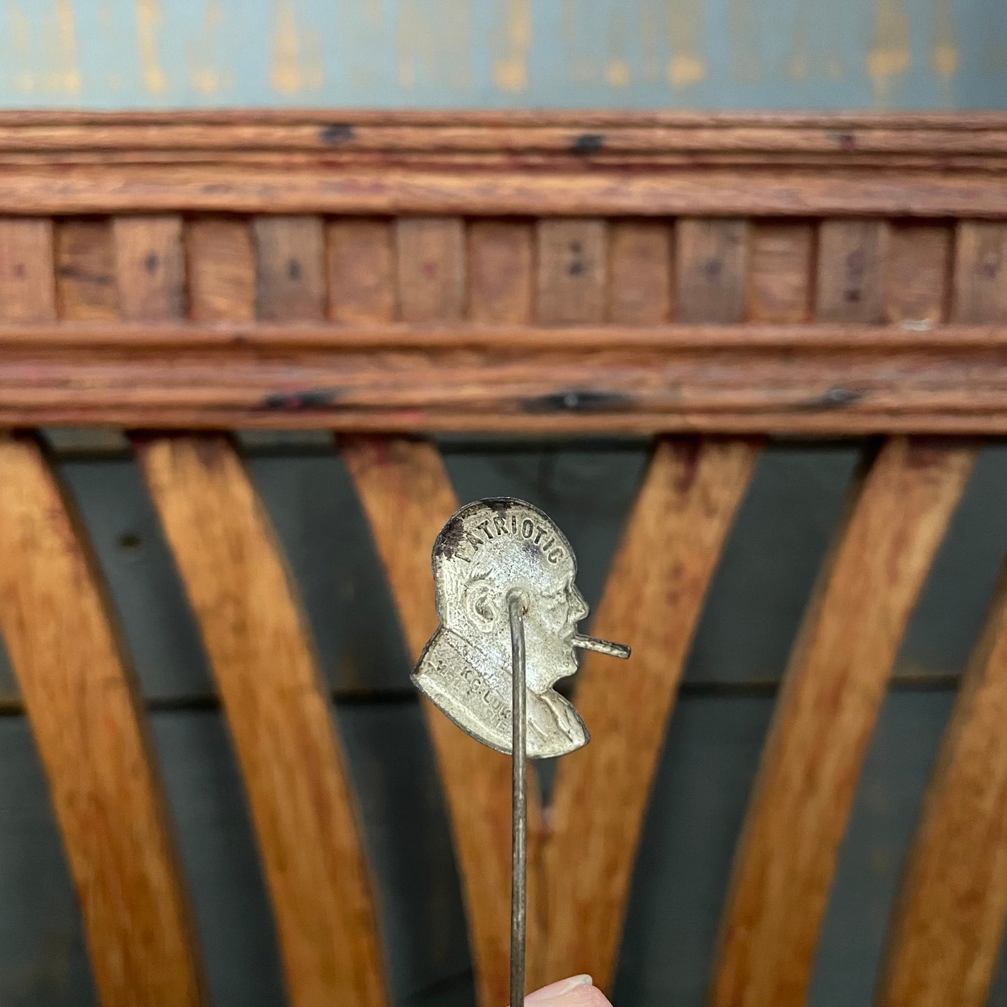 WWII Winston Churchill stick pin