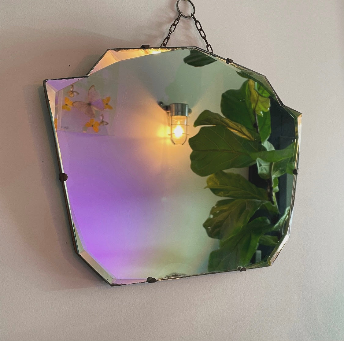 The Barcelona Mirror - Petite Art deco mirror with angular, geometric design