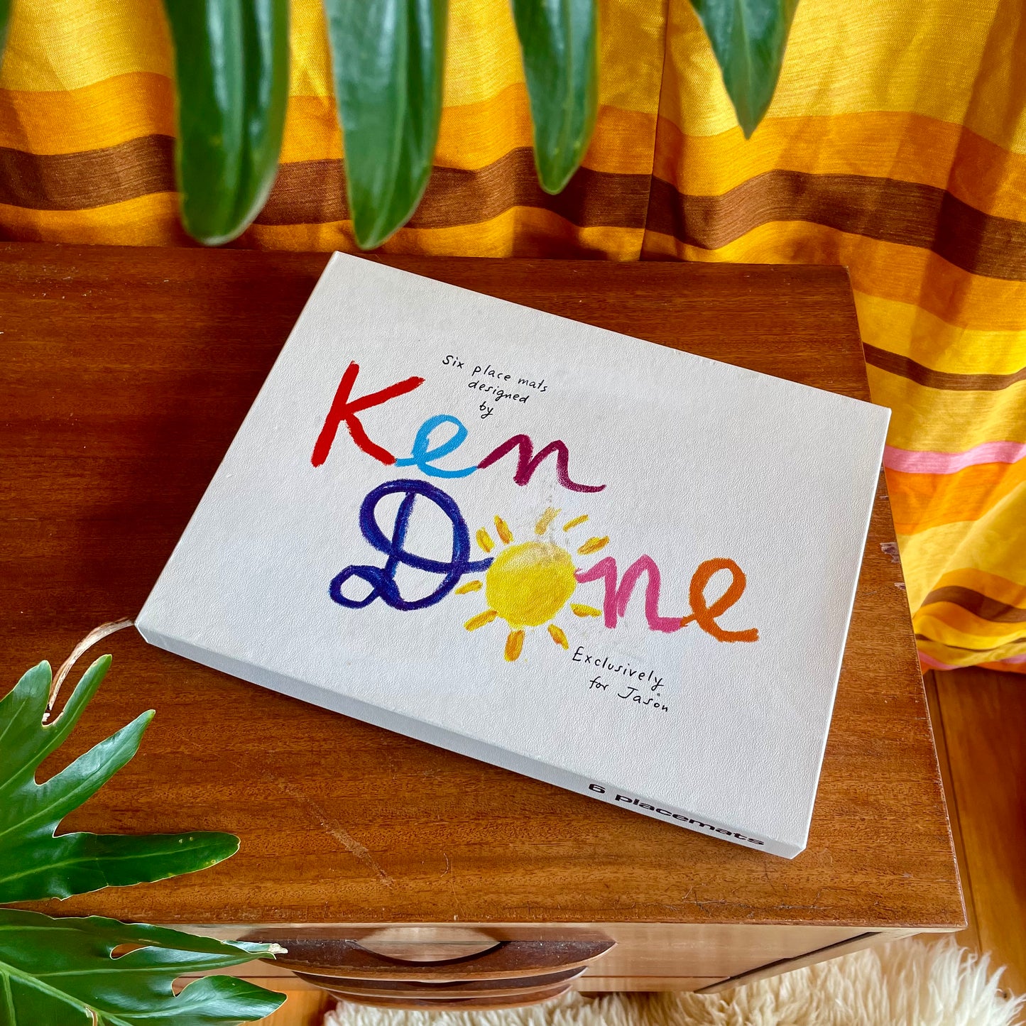 Set of 6 Ken Done Sydney Night placemats in original box