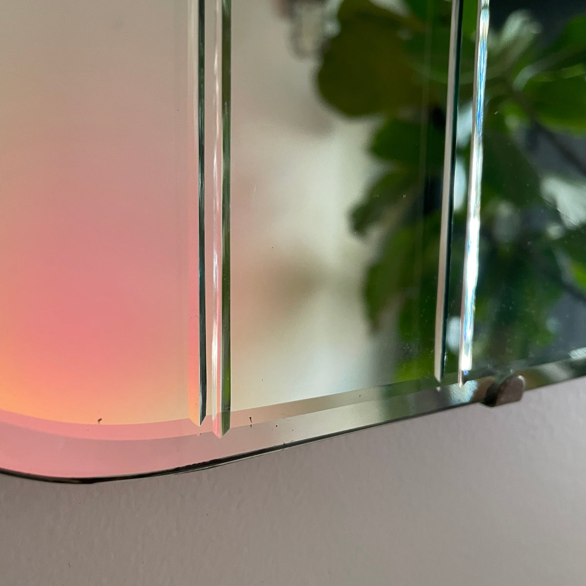 Falling water - Art Deco mirror in waterfall style
