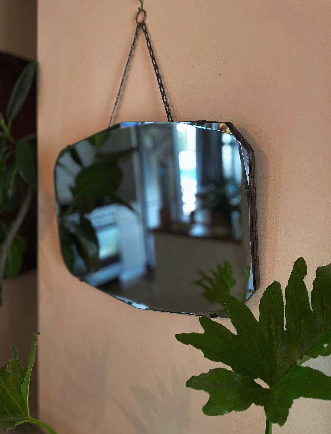 Antique Art Deco mirror from New Zealand