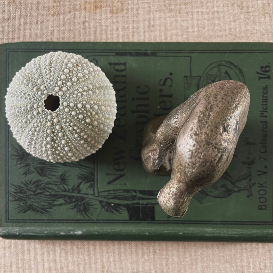 Vintage metal kiwi bird - New Zealand kiwi figurine / paperweight statue