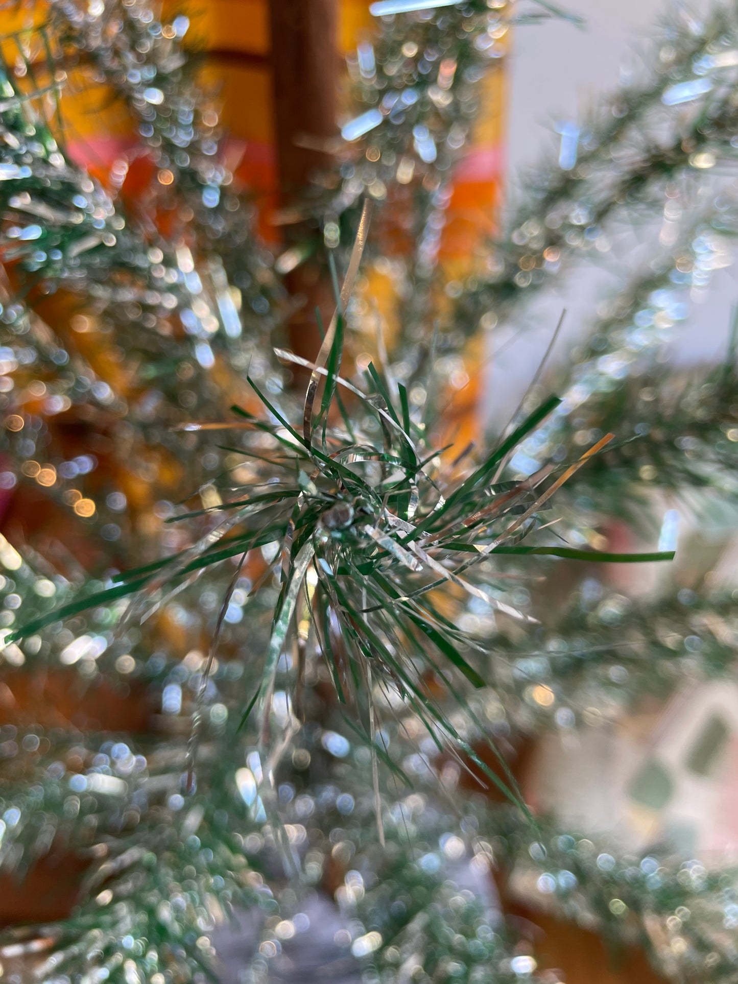 Good Vibes Tree - Authentic atomic aluminum Christmas tree / vintage tinsel tree