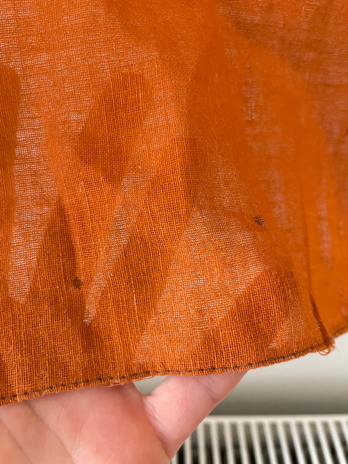 Vintage South African flag - antique printed cotton flag