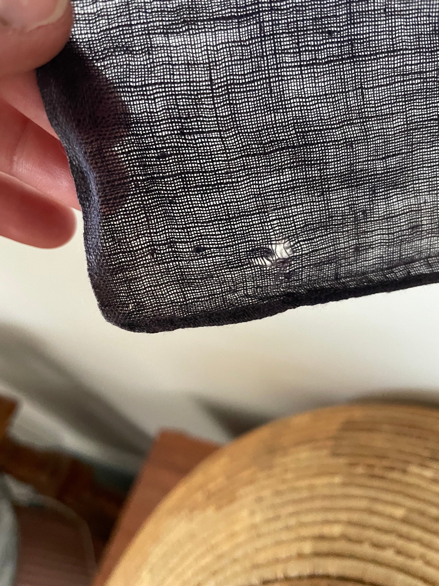 Antique printed cotton flag of New Zealand - small flag of Aotearoa NZ