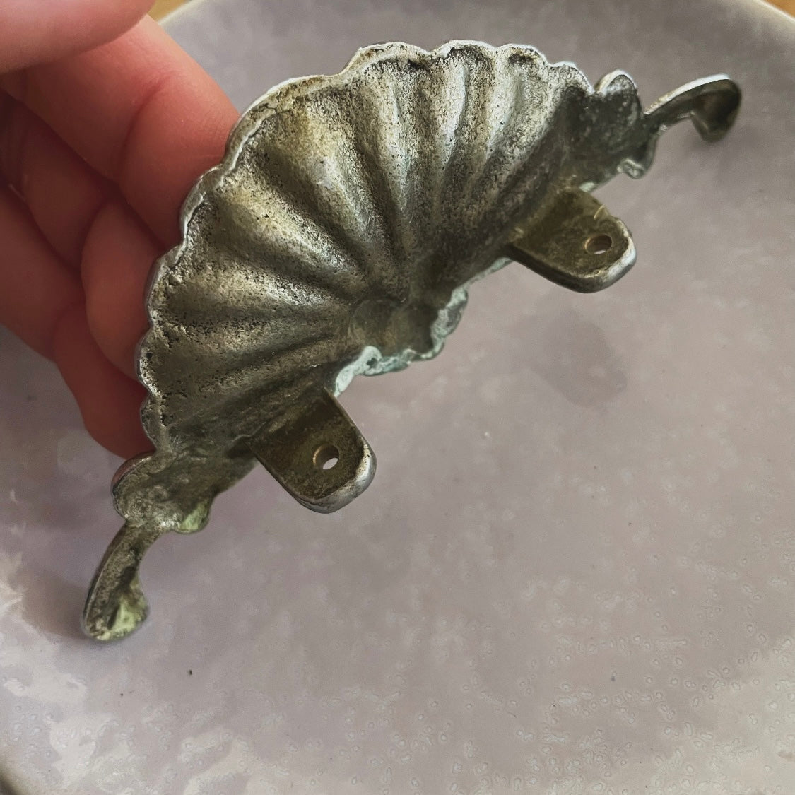 Mermaid Crown - Antique Art Nouveau decorative mirror topper