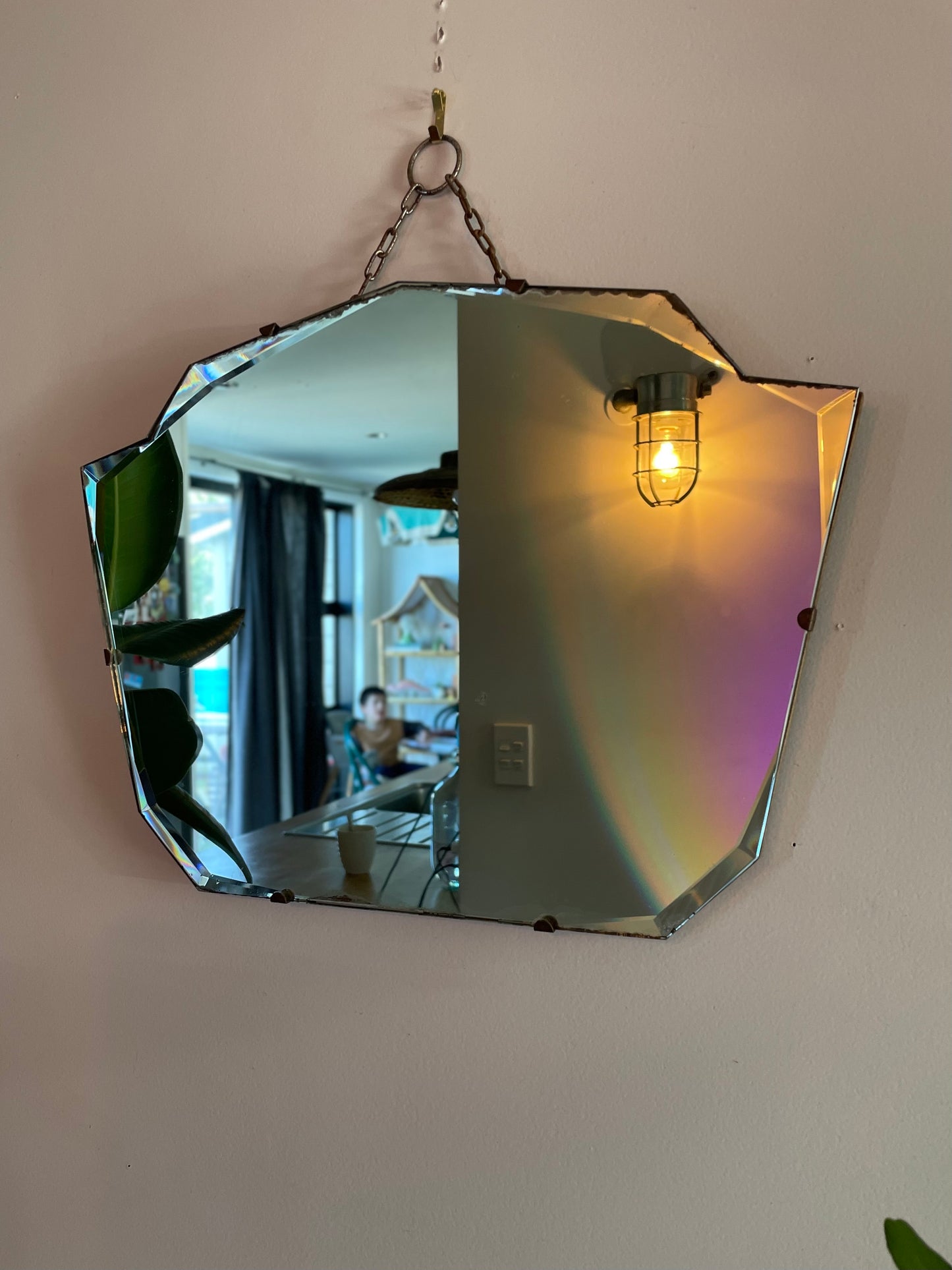 The Barcelona Mirror - Petite Art deco mirror with angular, geometric design