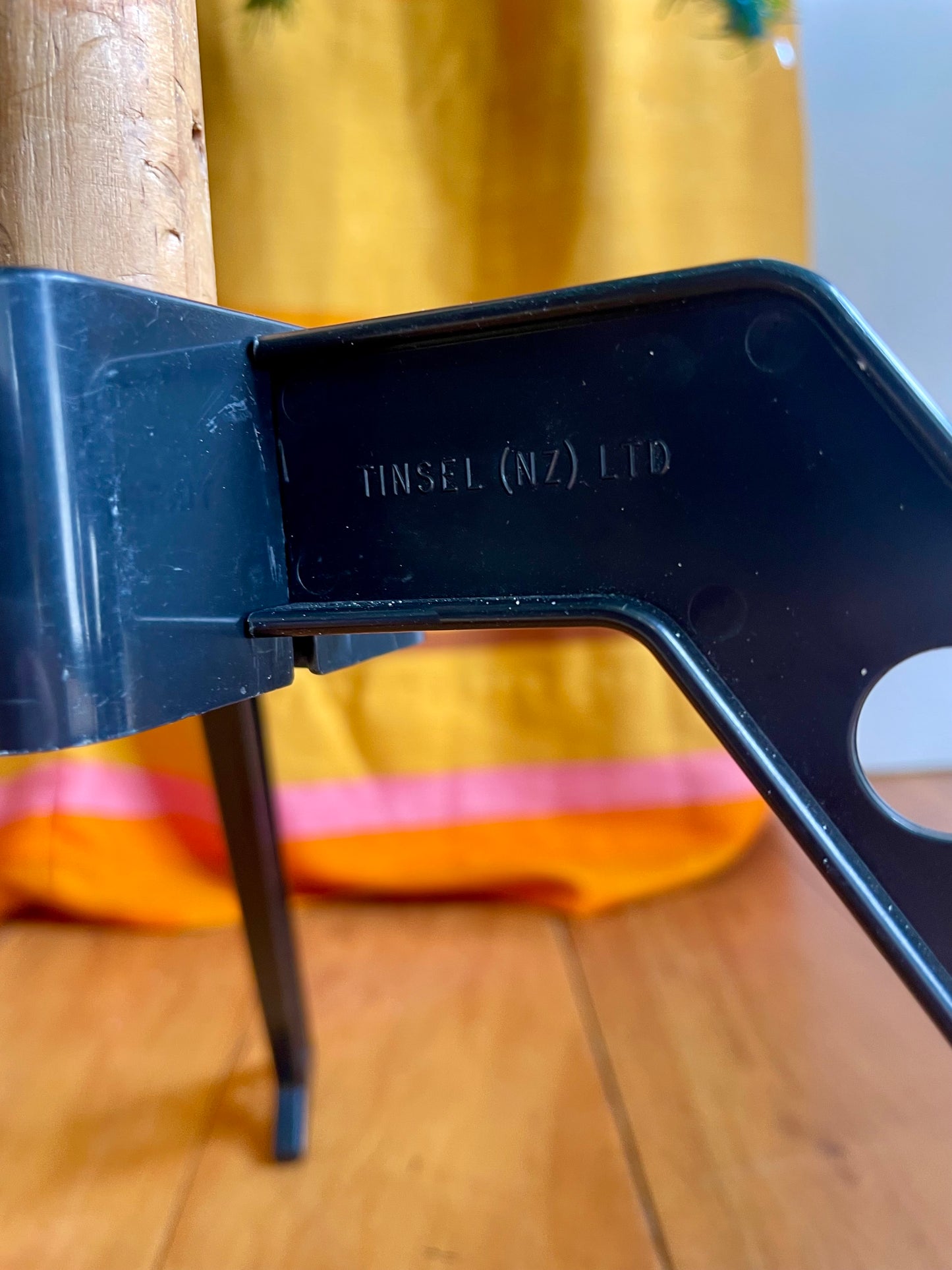 Paua Shell Tree - shiny blue and green MCM vintage Christmas tree - midcentury modern aluminum Xmas tree