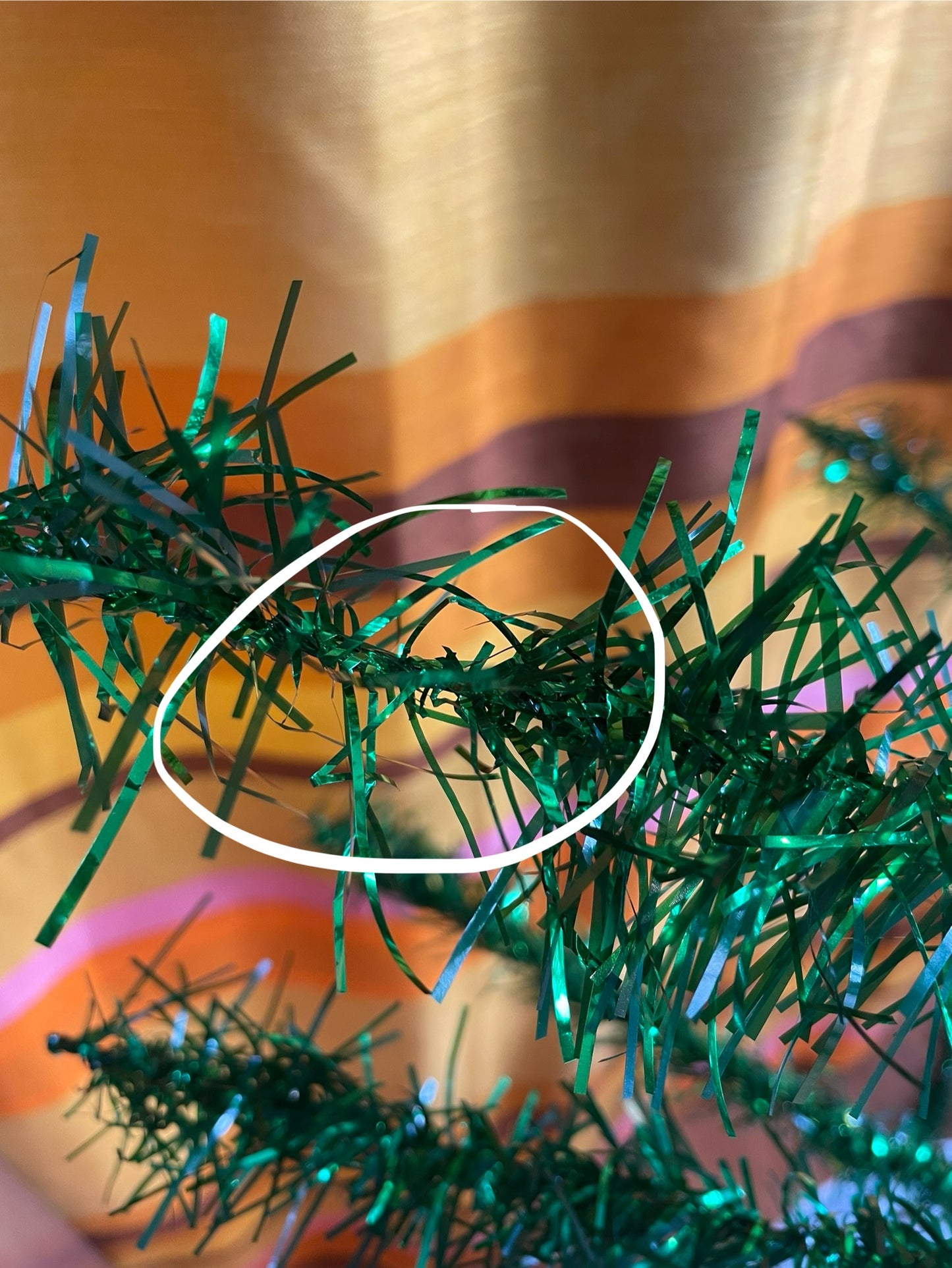 Evergreen tree - Sparkly green vintage Christmas tree - 4 foot midcentury modern aluminum Xmas tree