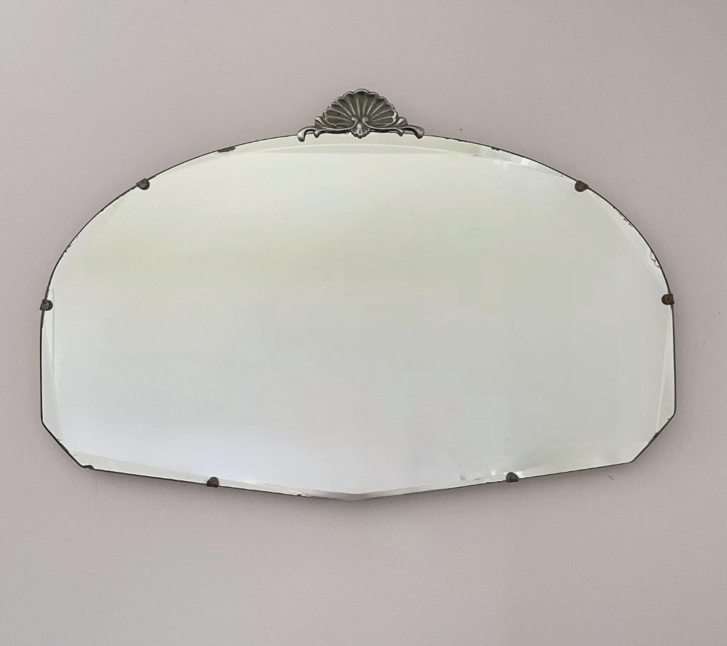 Mermaid Crown - Antique Art Nouveau decorative mirror topper
