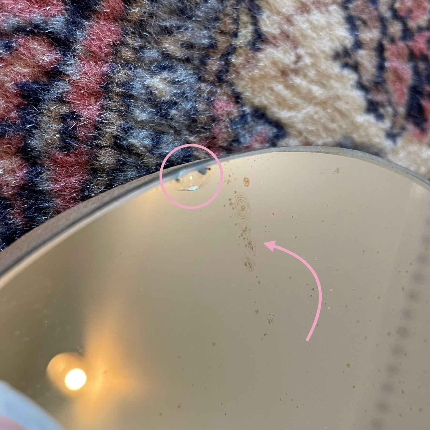 Key mirror - Midcentury modern mirror in key shape