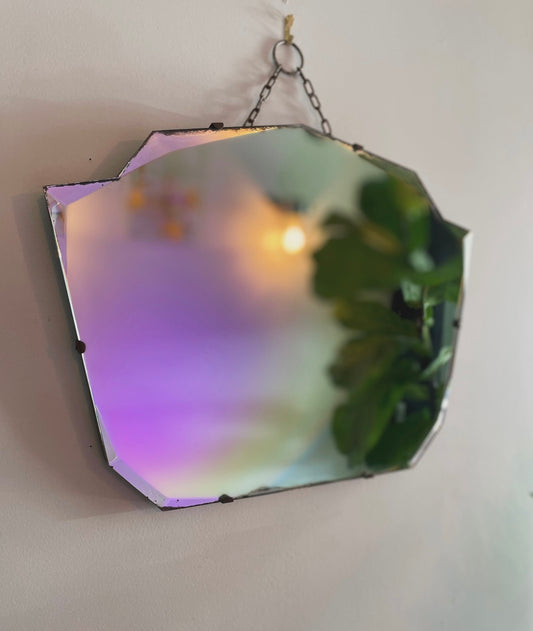 The Barcelona Mirror - Petite Art deco mirror with angular, geometric design